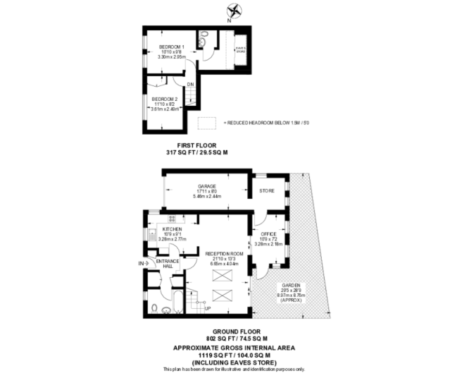 33, Eastcombe Avenue, London floorplan