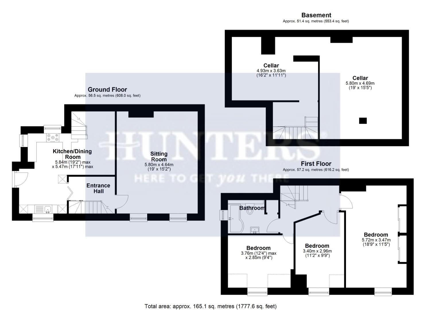 1 Grove Cottages, Painswick Road, Stroud floorplan