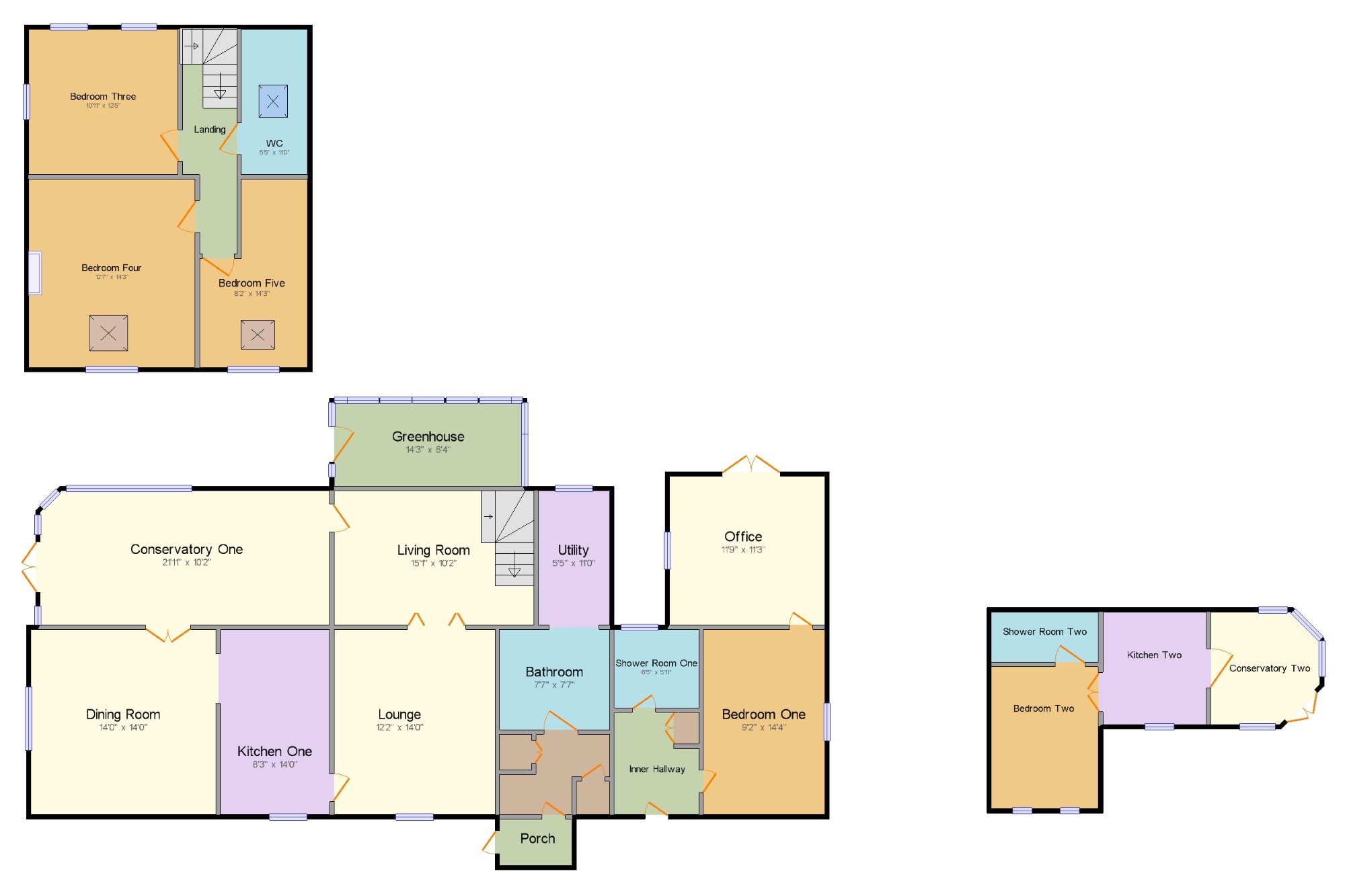 5 Bedrooms Detached house for sale in Maerdy, Corwen, Conwy LL21