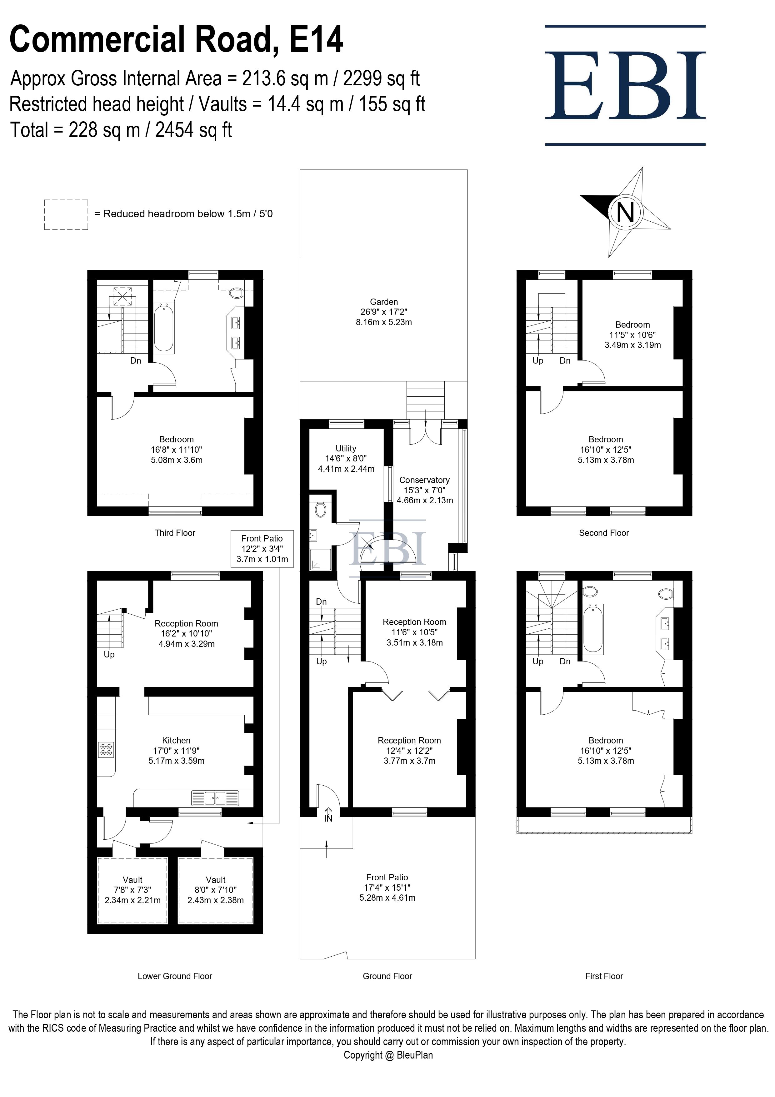 584, Commercial Road, London floorplan
