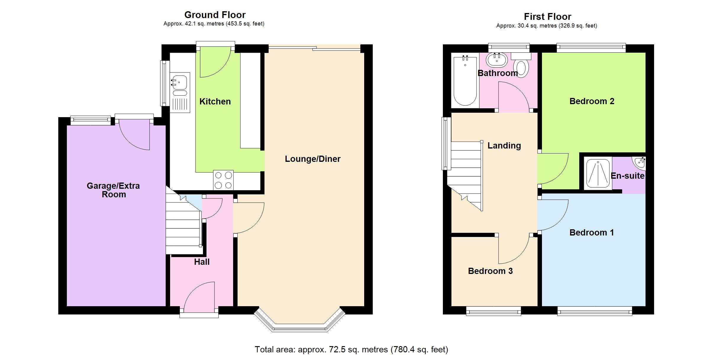 34, Delamere Road, Warwickshire floorplan