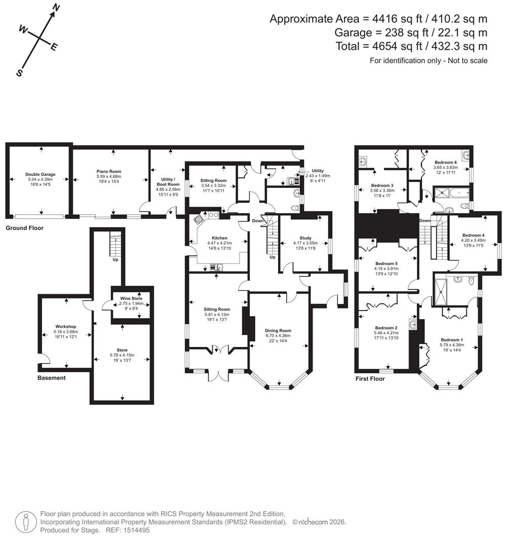 Hillside, Courtenay Road, Newton Abbot floorplan