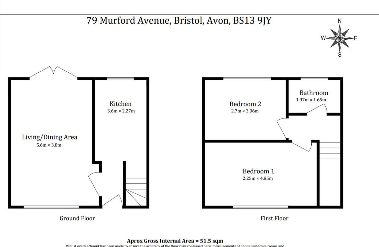 79, Murford Avenue, Bristol floorplan