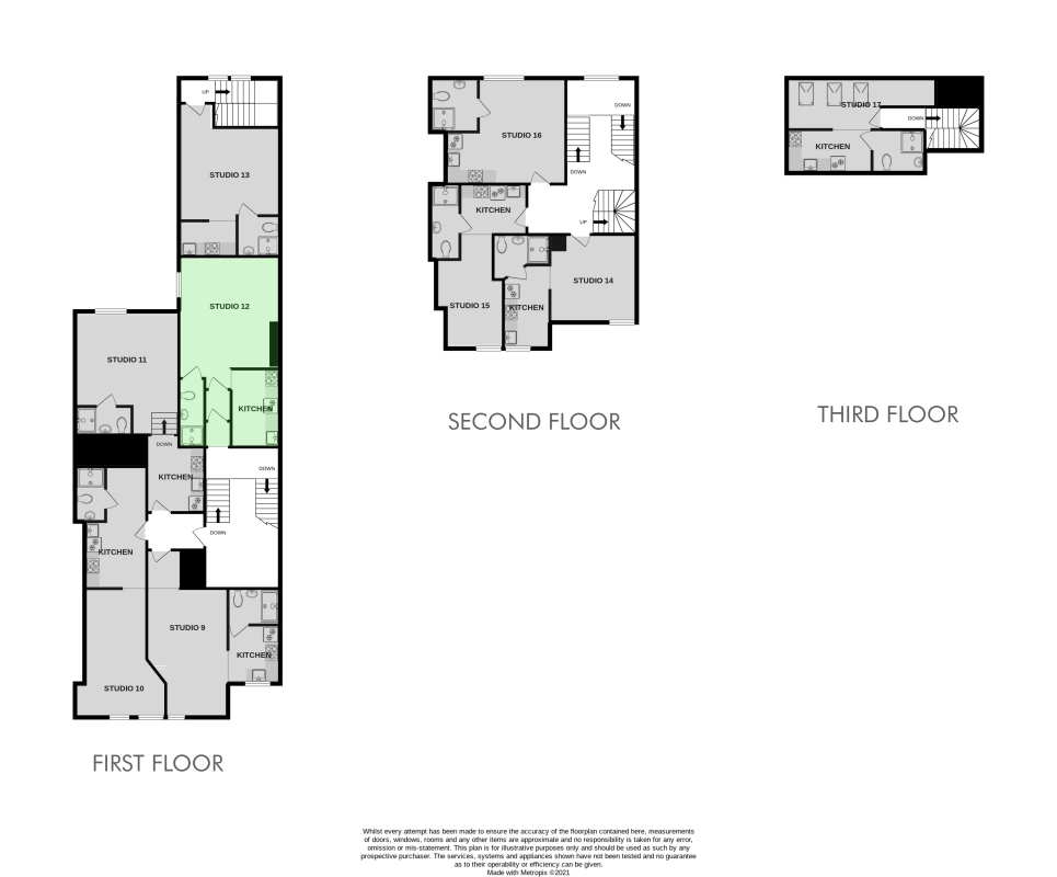 Flat 12, 160 Upper New Walk, Flat 12, 160 Upper New Walk, Leicester floorplan