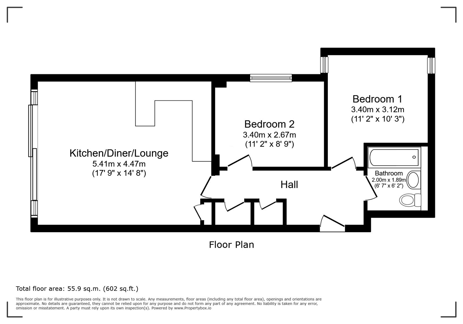 Palmeira Avenue, Hove floorplan