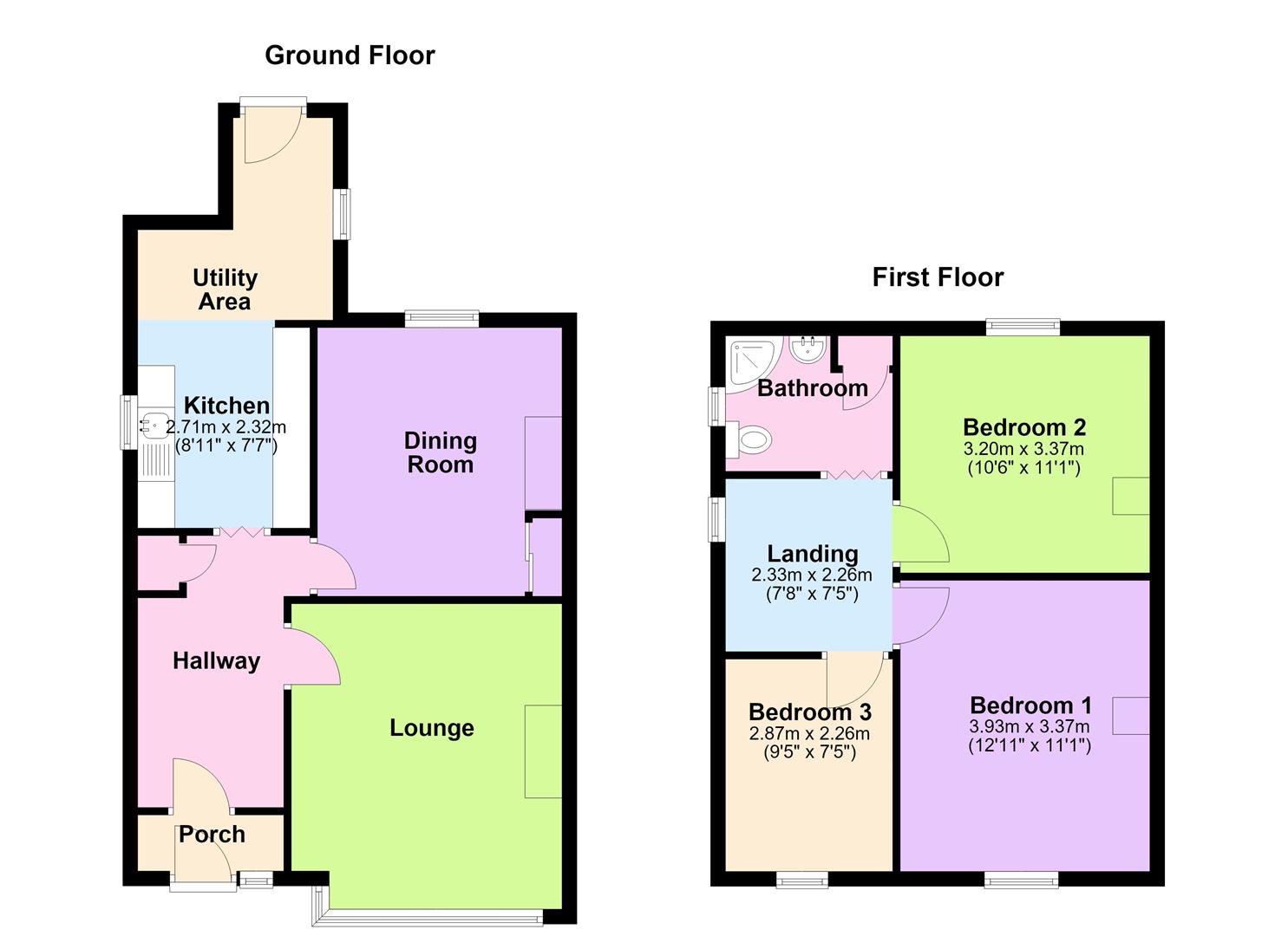 129, Oakdale Avenue, Peterborough floorplan