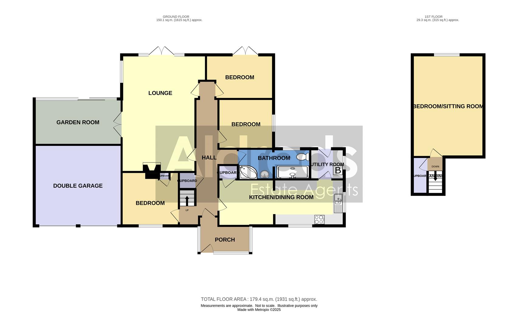 The Bungalow, Honing Road, Norwich floorplan