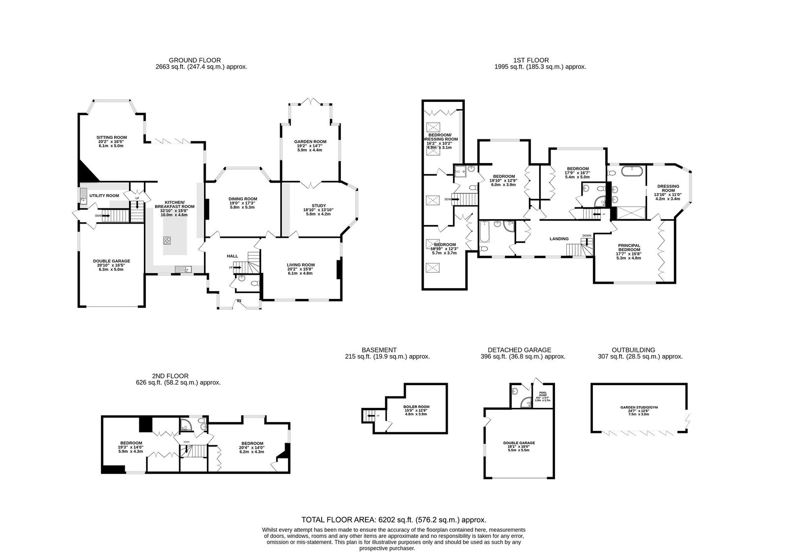 15 Roundwood Avenue floorplan