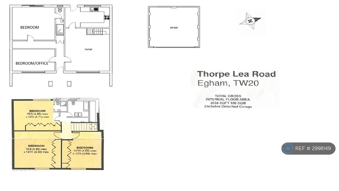 Thorpe Lea Road, Egham floorplan