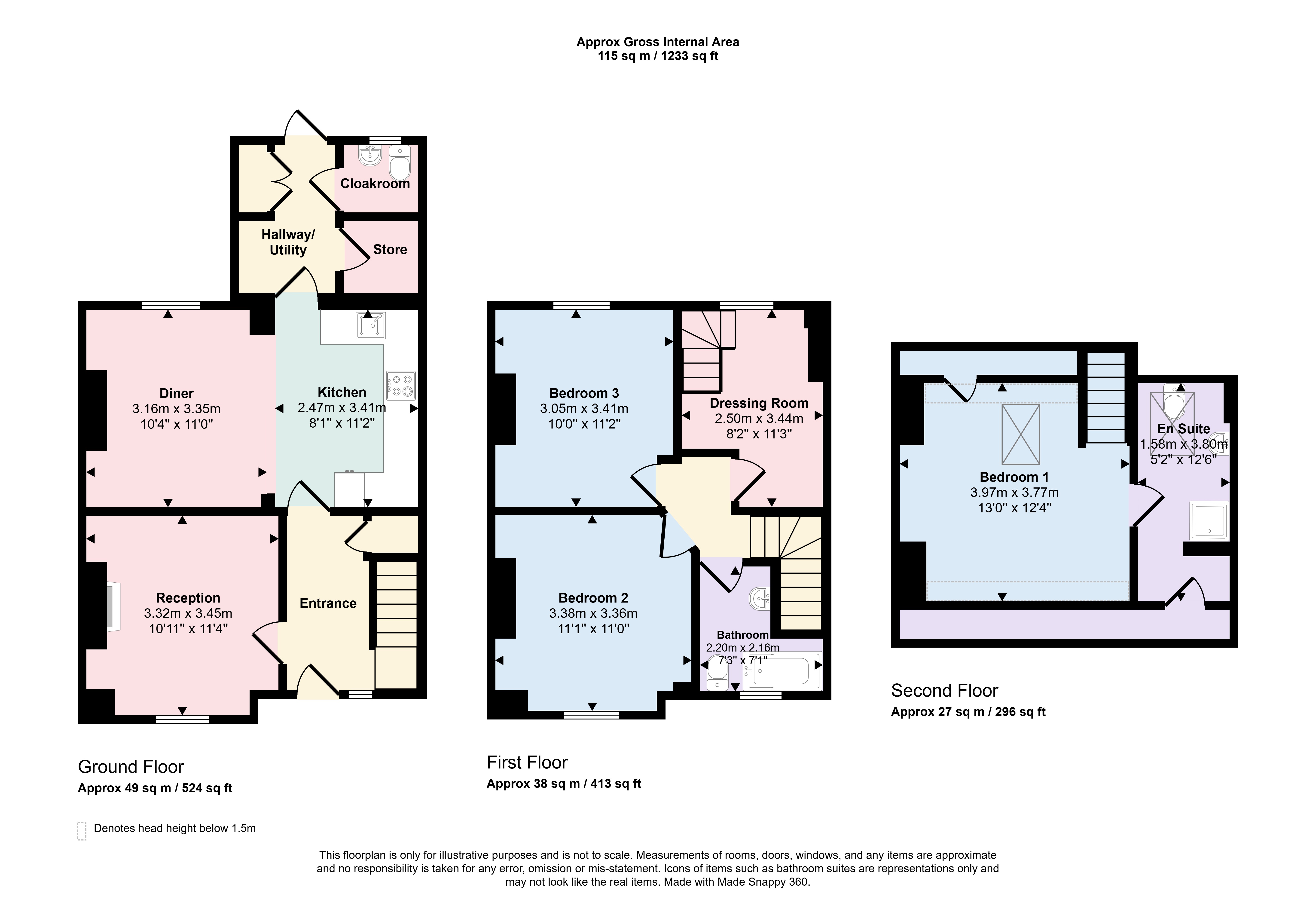 42, Salterns Road, Poole floorplan
