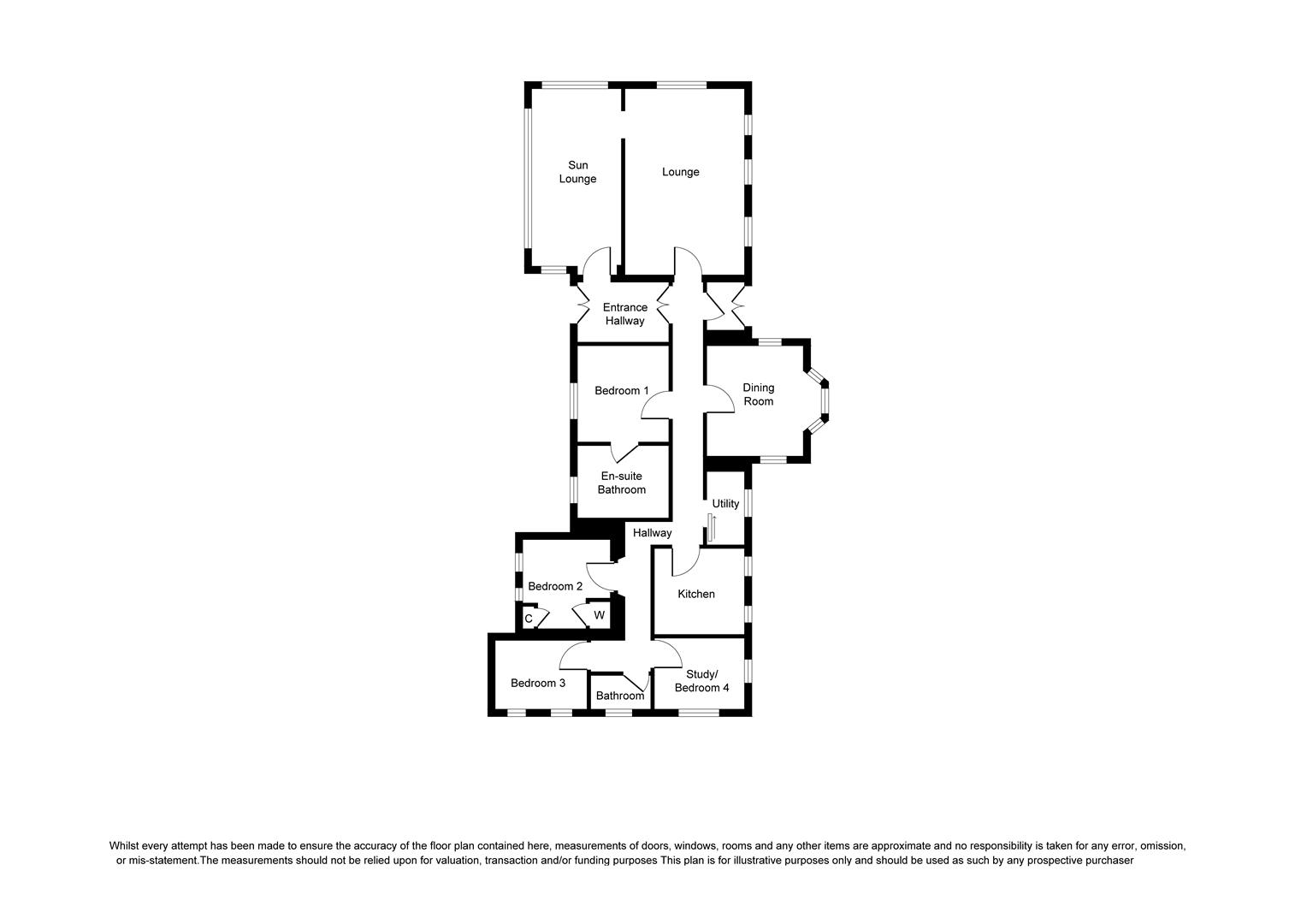 Brynn Hall, Aberlour floorplan