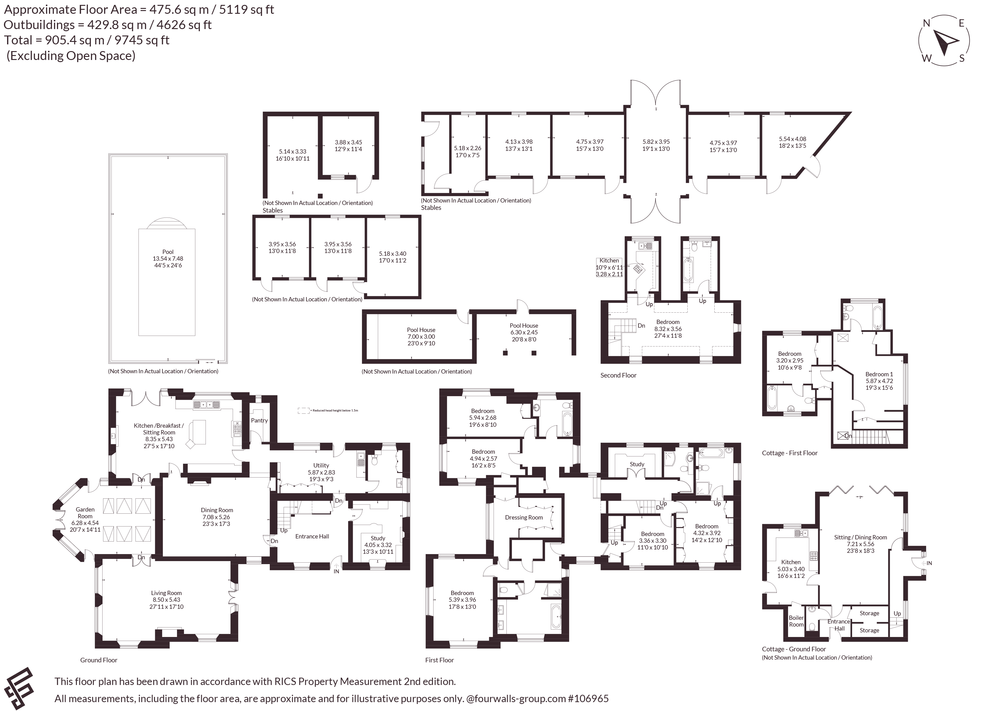 Minety House,, Minety, Wiltshire floorplan