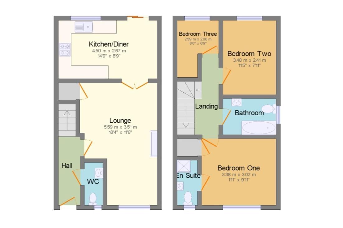 8, The Hawthorns Haslington, Crewe floorplan