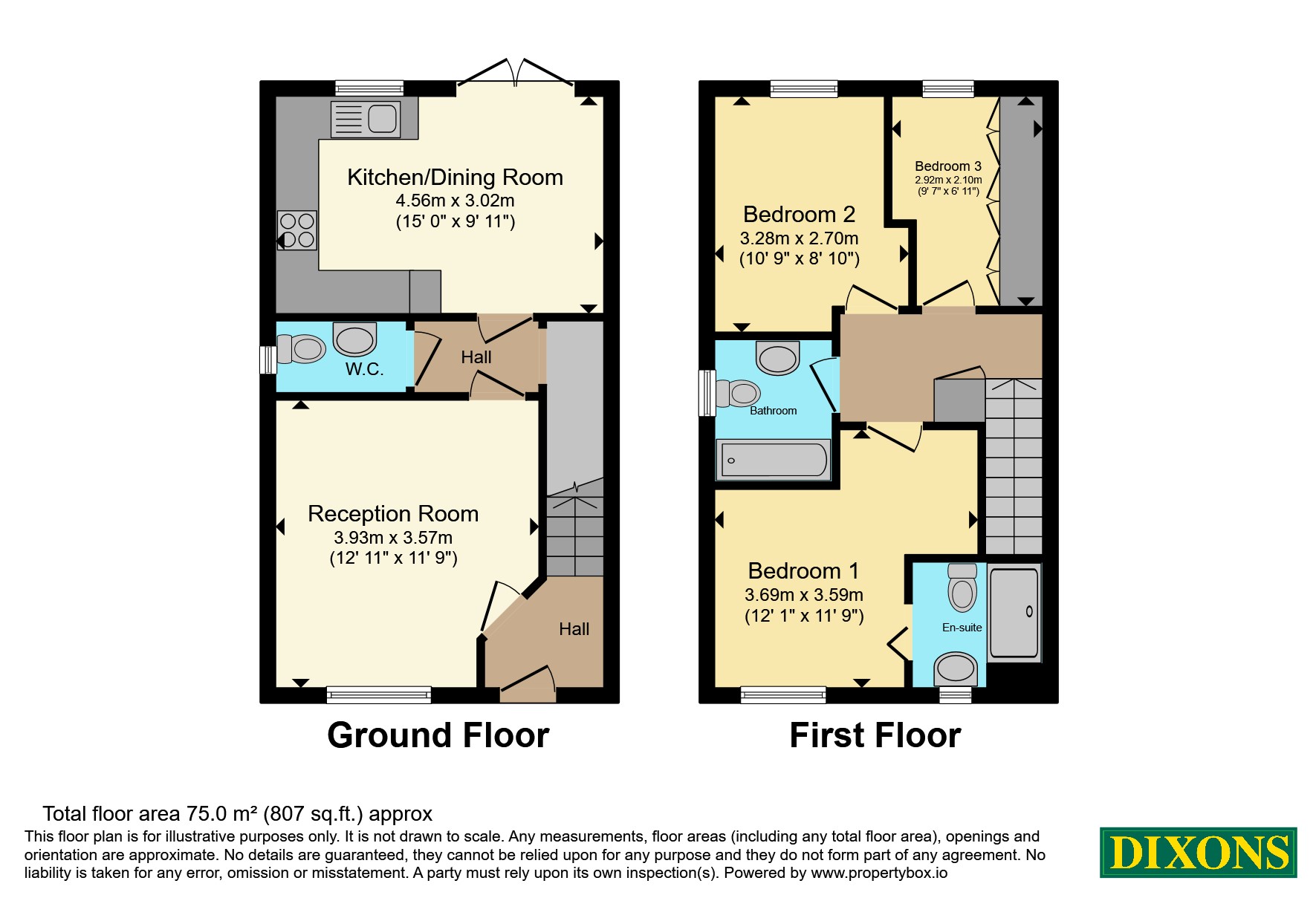 17, Axminster Drive, Worcestershire floorplan