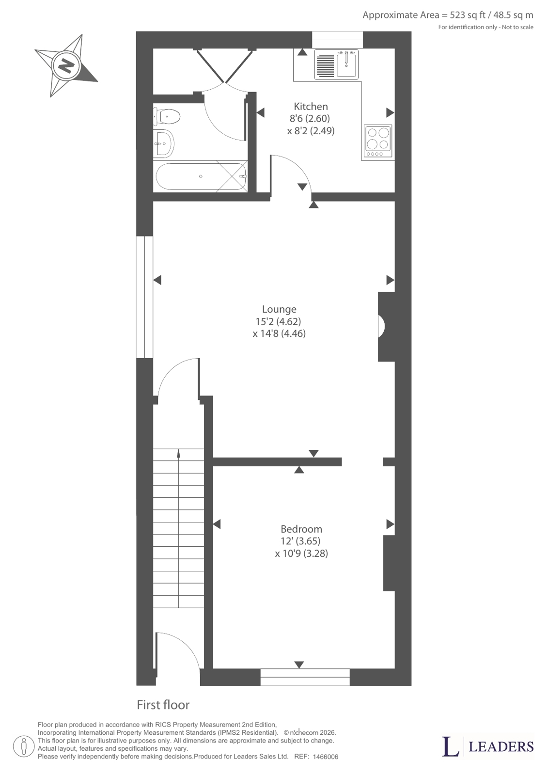 Flat 7, 3, Brook Street, Cheshire floorplan