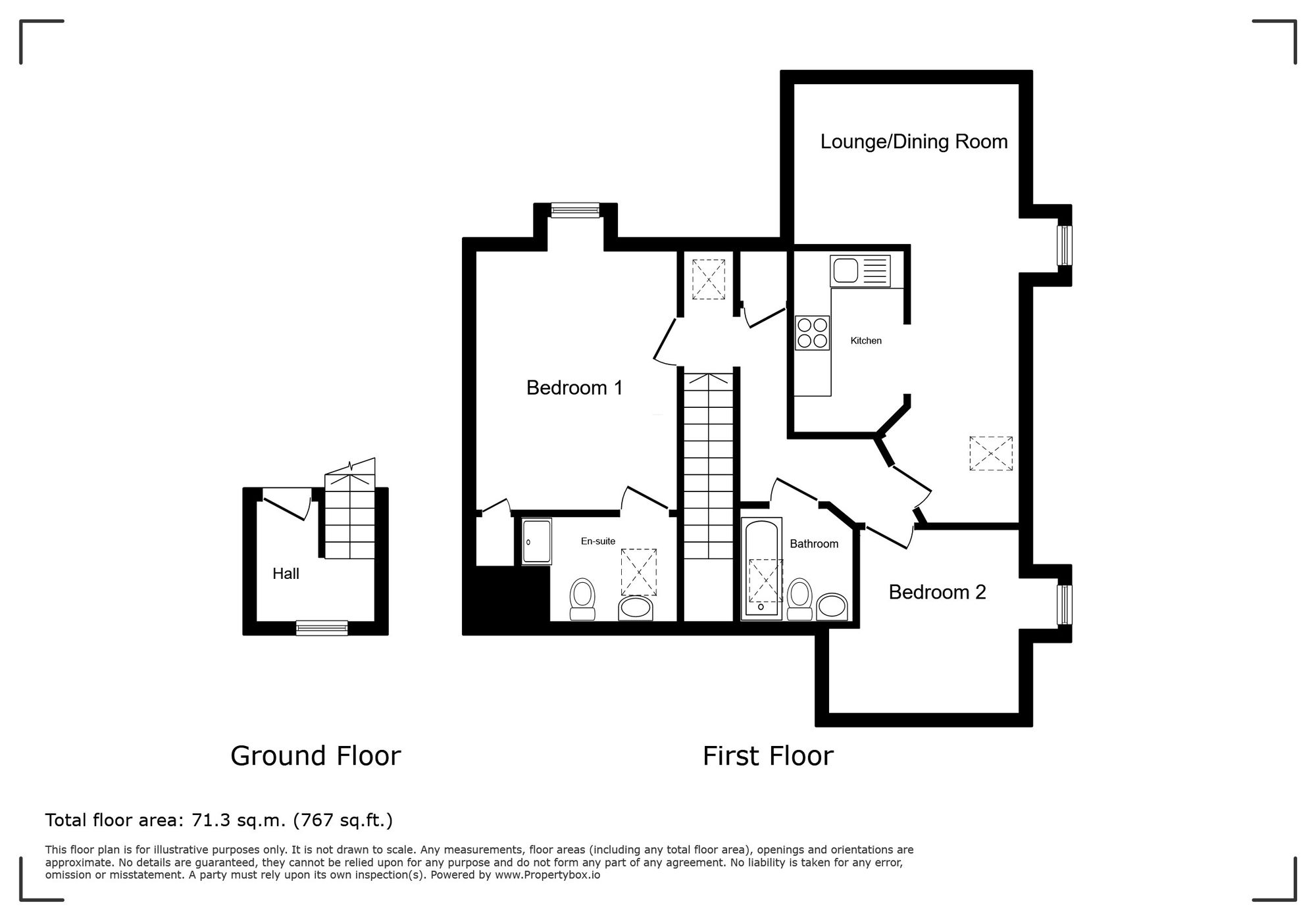 7 Crabtree Court, Crawley floorplan