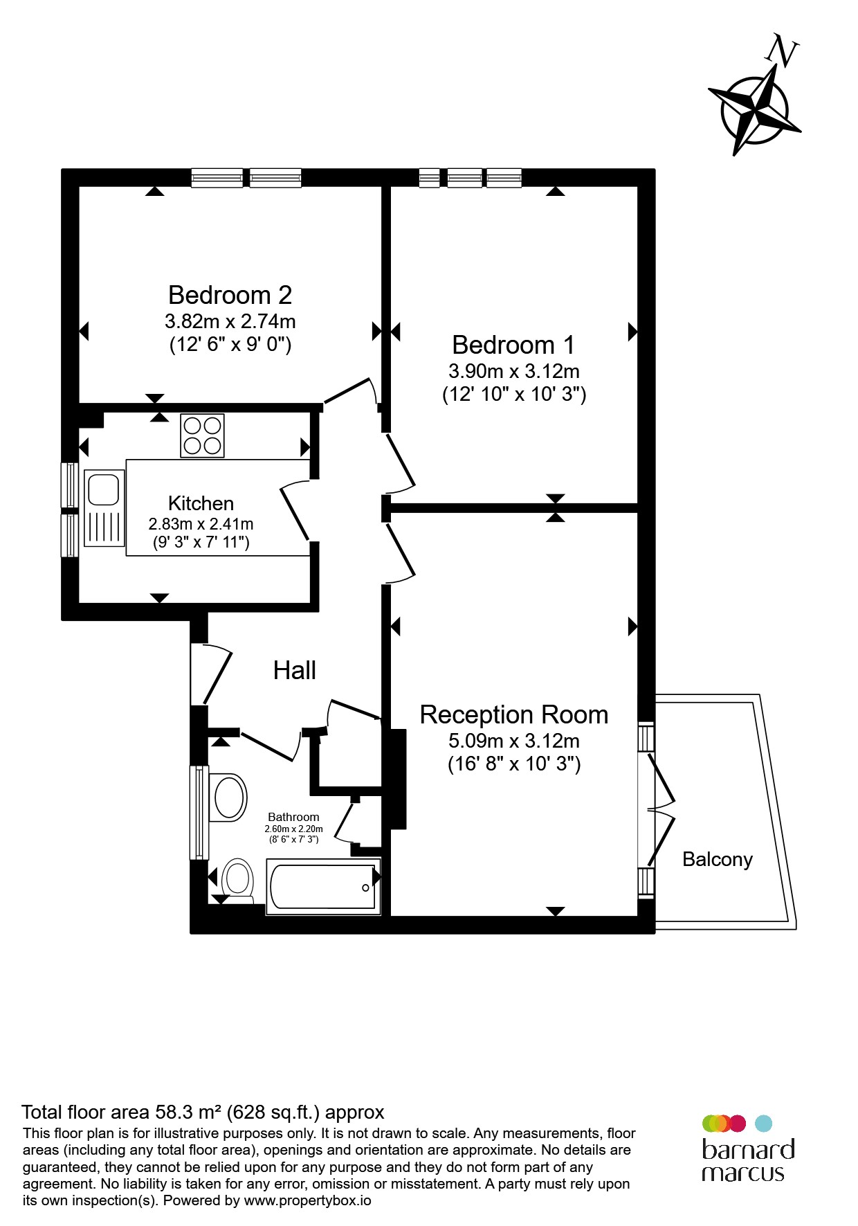 65, Turner Avenue, London floorplan