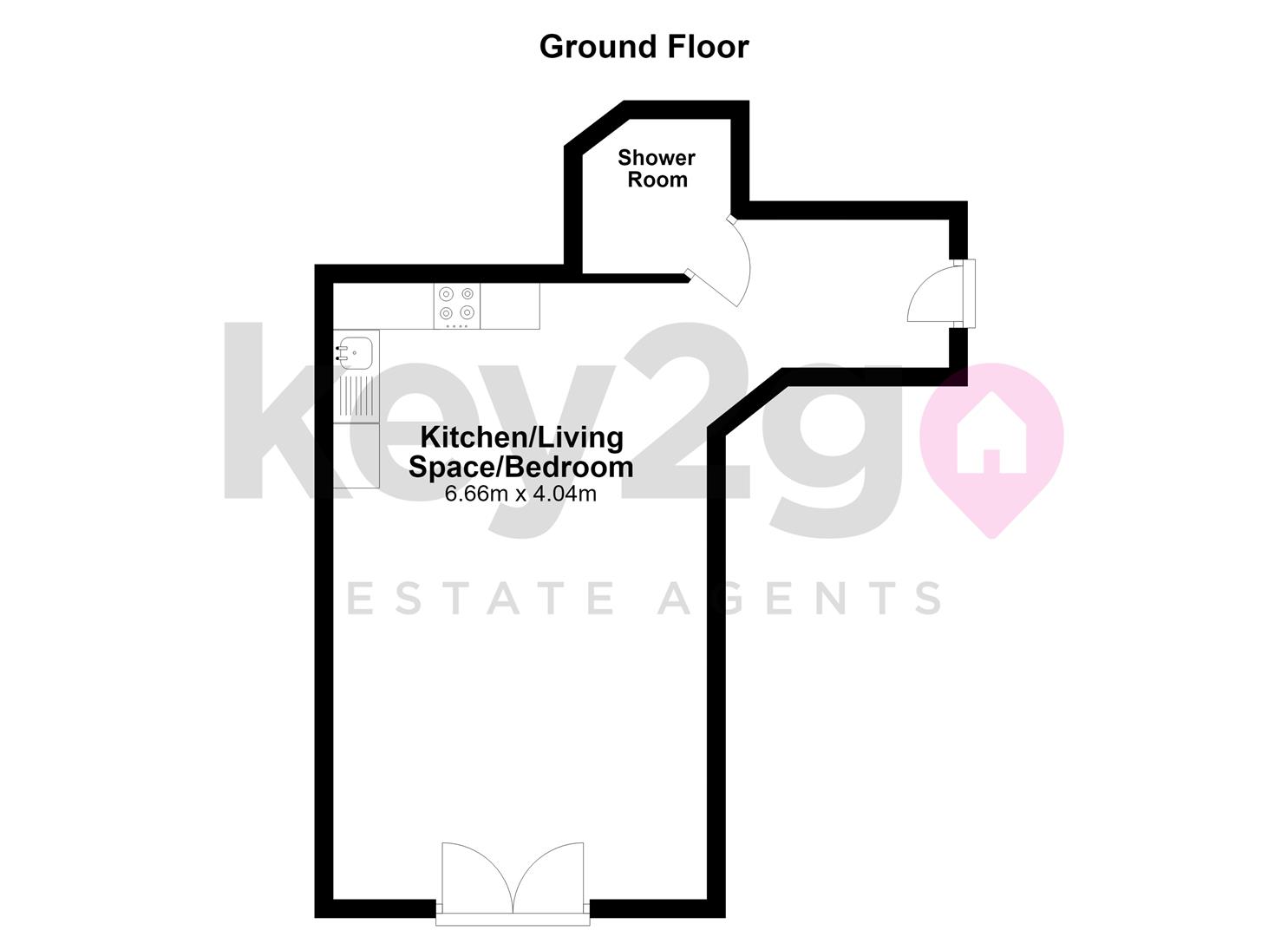 Apartment 8, 4, Cross Bedford Street, Sheffield floorplan