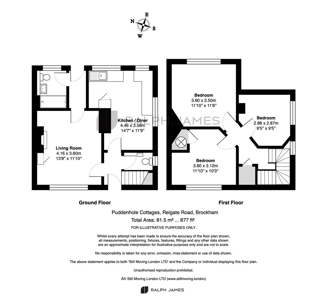 11 Puddenhole Cottages, Reigate Road, Betchworth floorplan