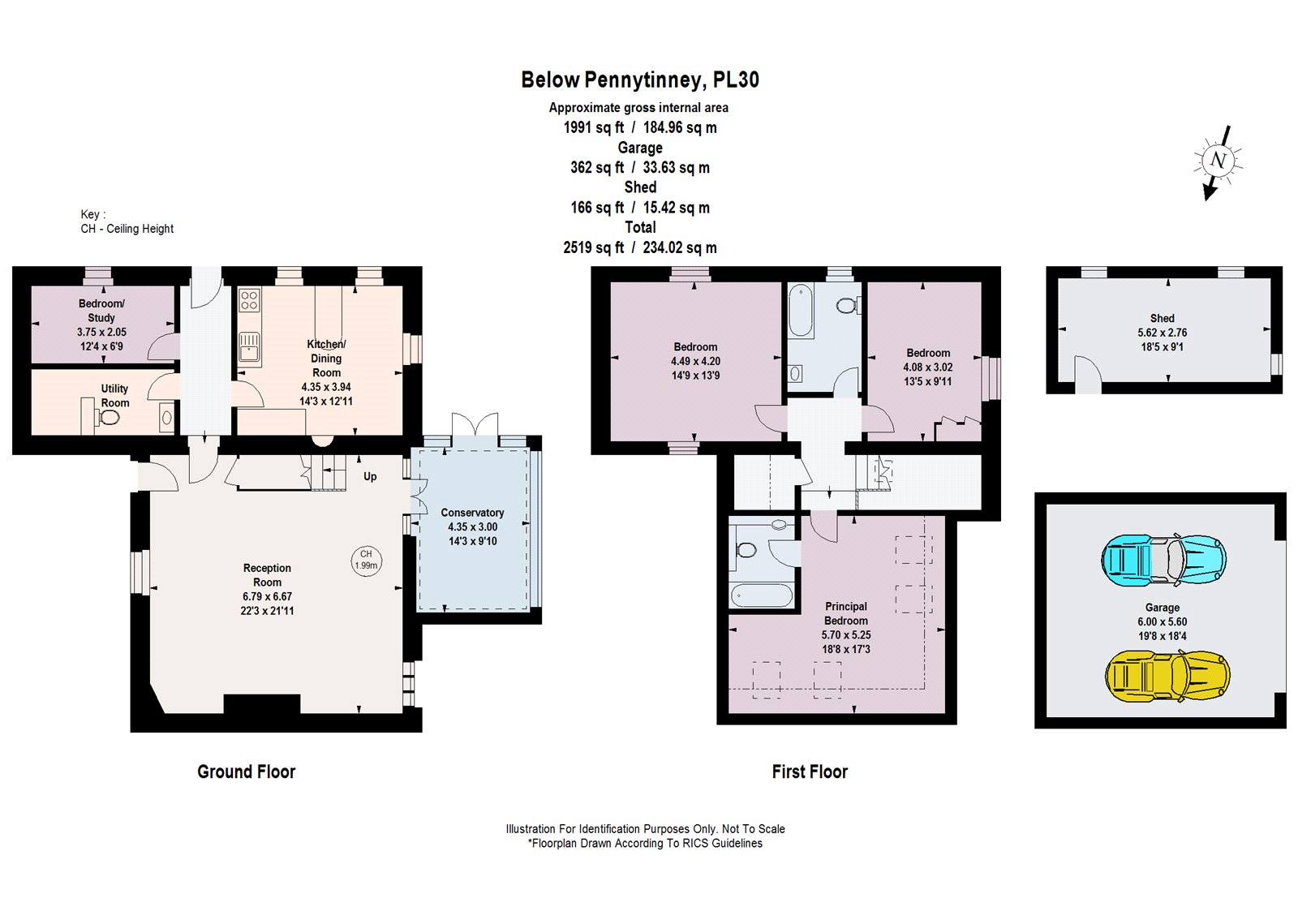 Below Pennytinney,, St. Kew, Cornwall floorplan