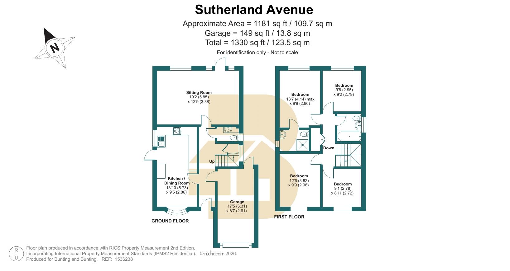 Sutherland Avenue, Westerham floorplan