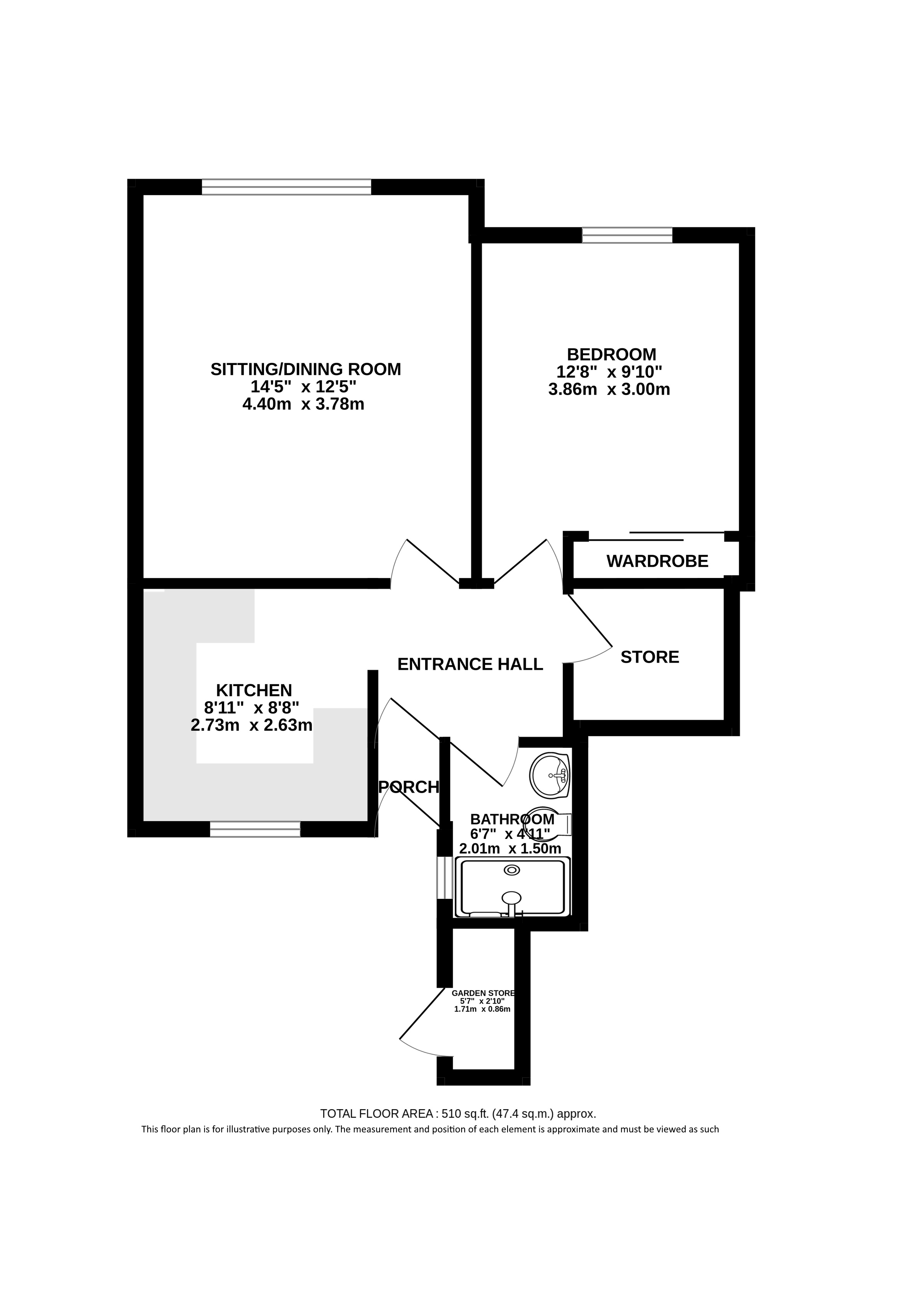 48, Burnside, St Albans floorplan