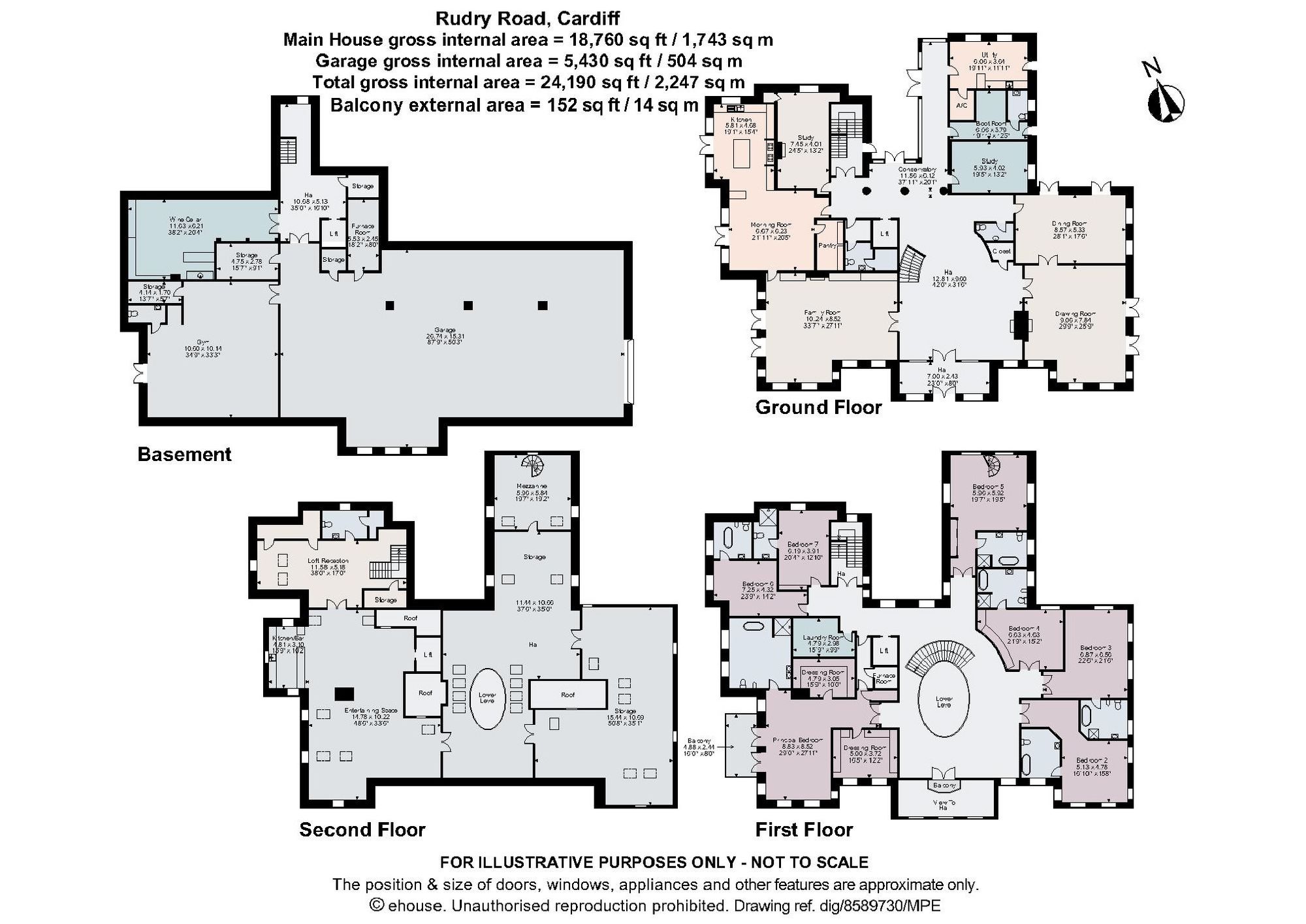 Fox Field Rudry Road, Cardiff floorplan