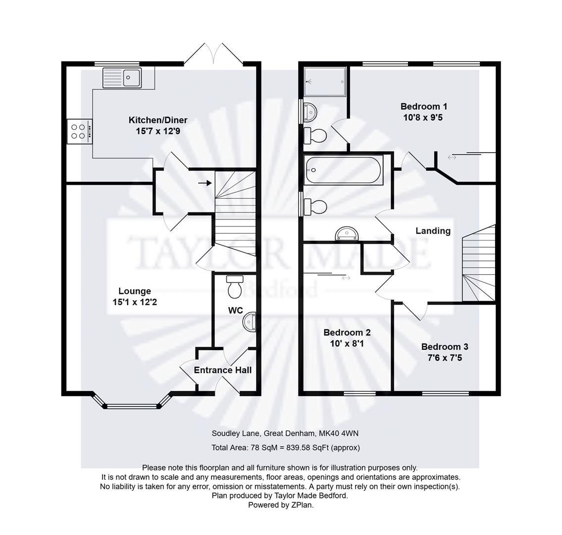22, Soudley Lane, Bedford floorplan