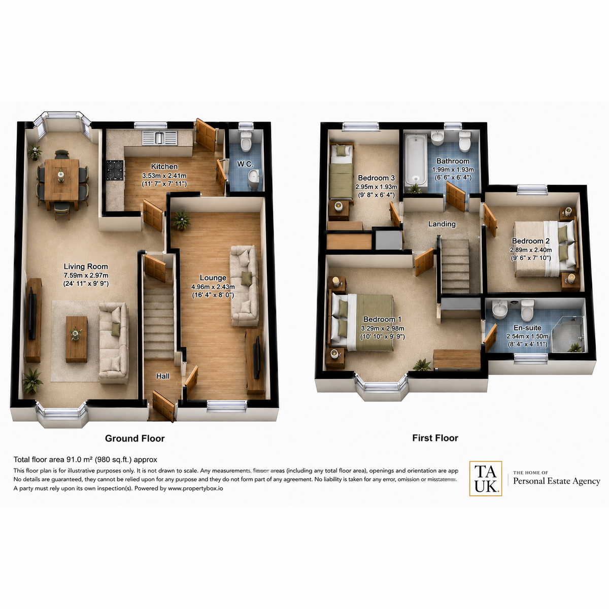 43, Greenacre Drive, Cardiff floorplan