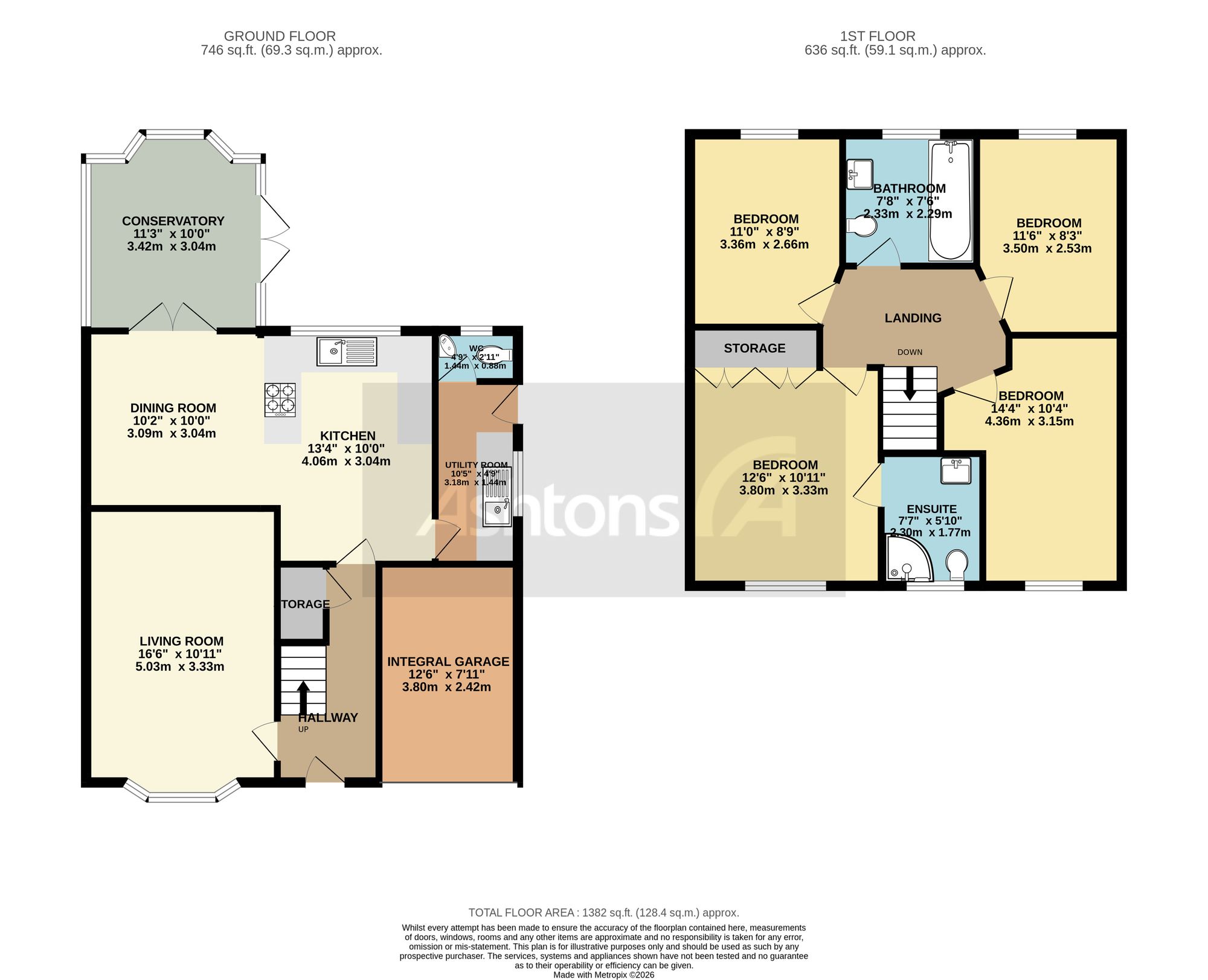 60 Banastre Drive, Newton-Le-Willows floorplan