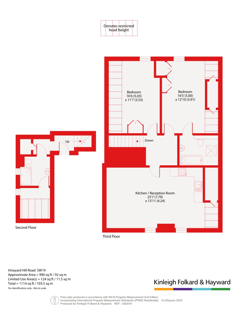 10C, Vineyard Hill Road, London floorplan