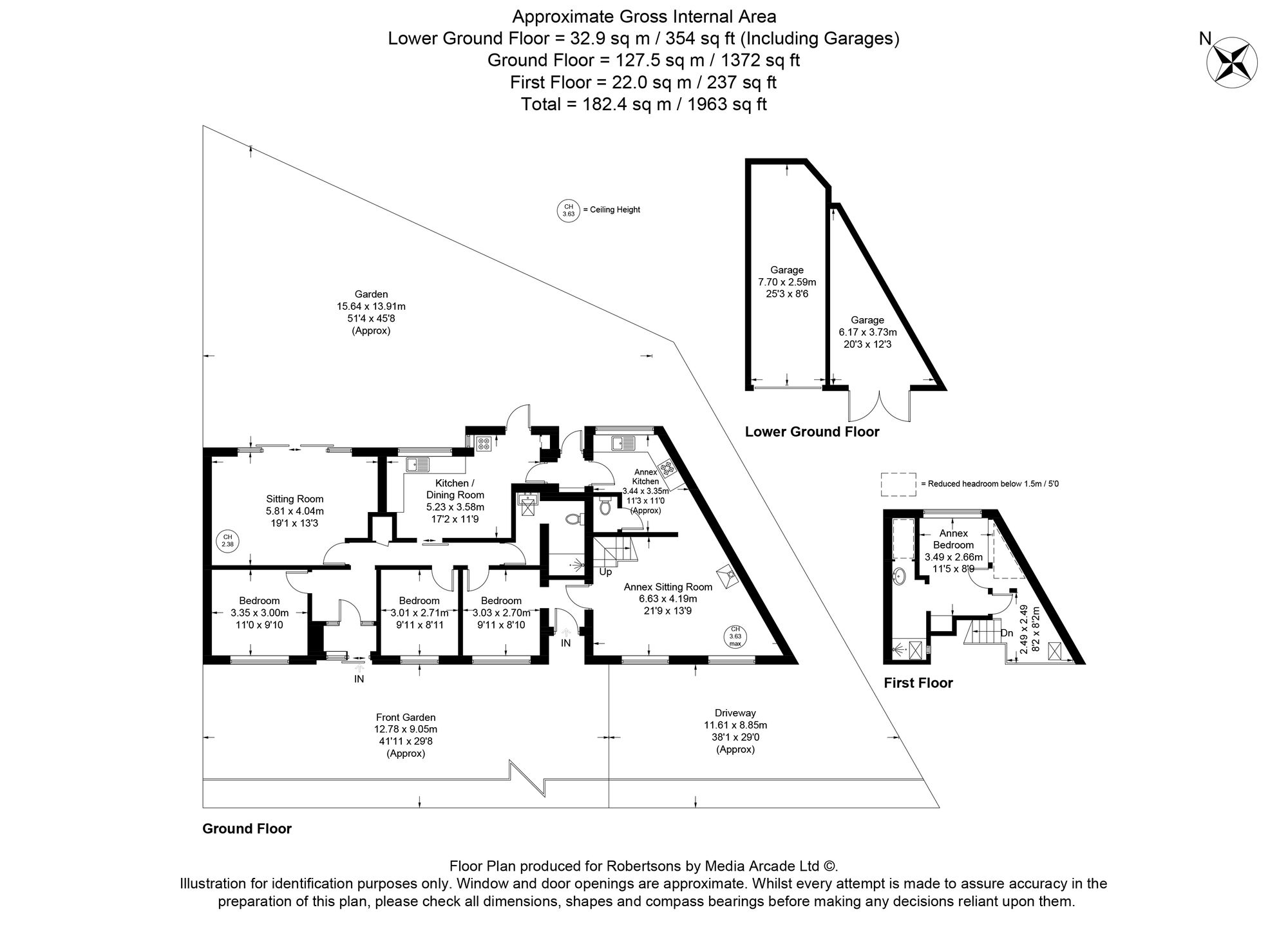 2 Derehams Avenue, High Wycombe floorplan