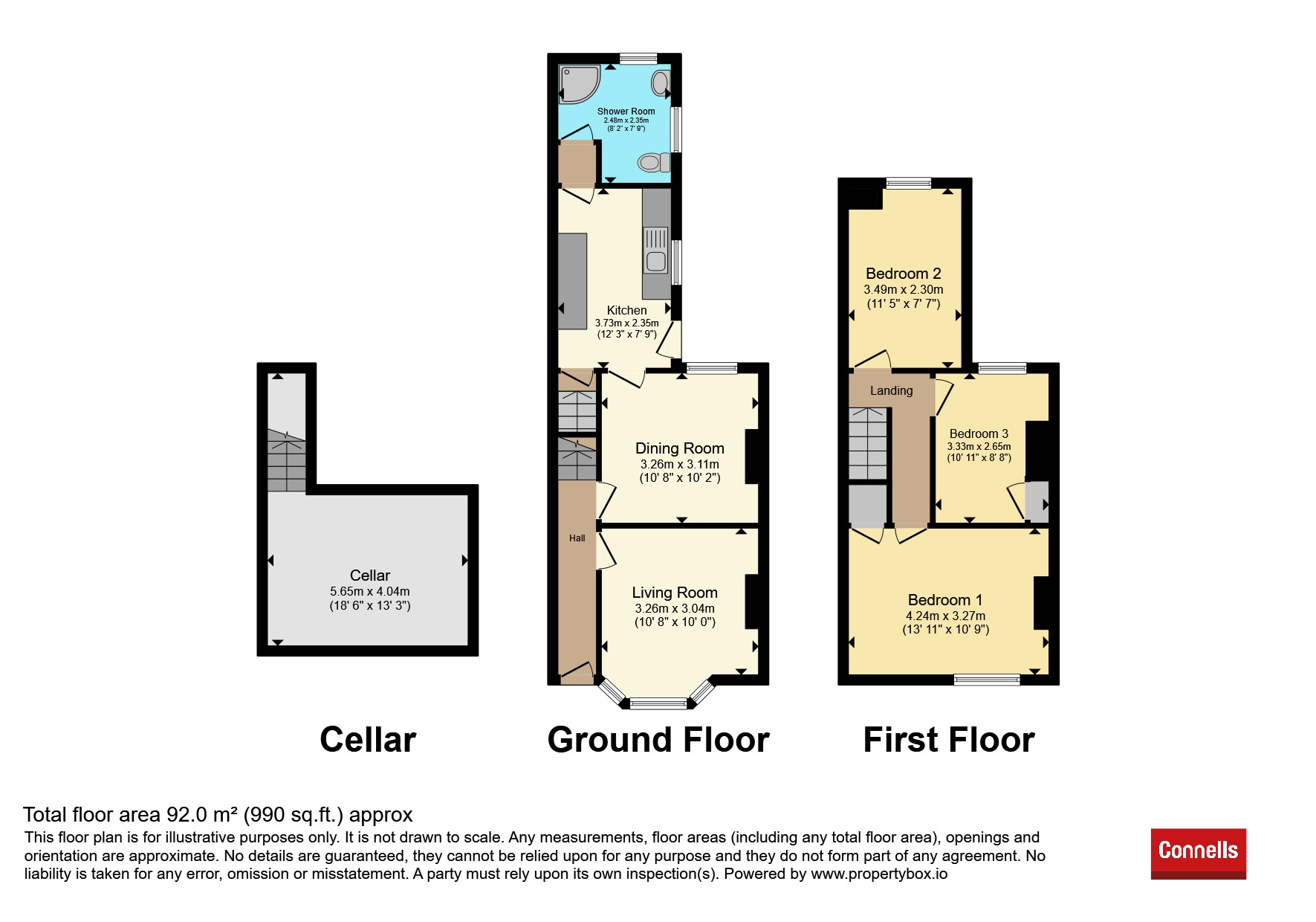 Leslie Road, Northampton floorplan