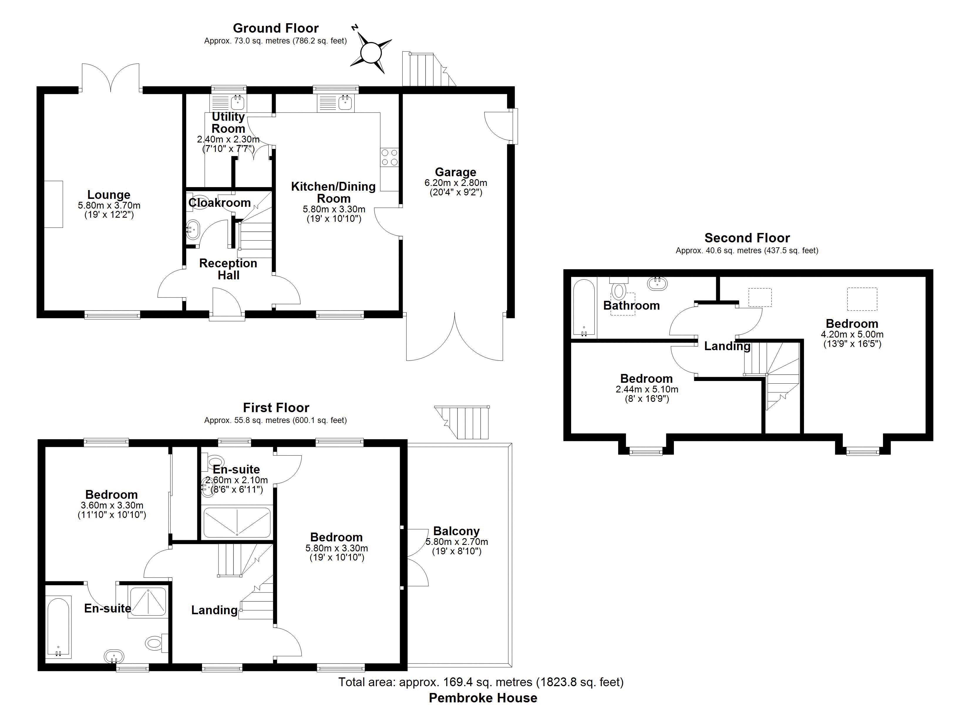 Pembroke House, Henrietta Way, Telford floorplan