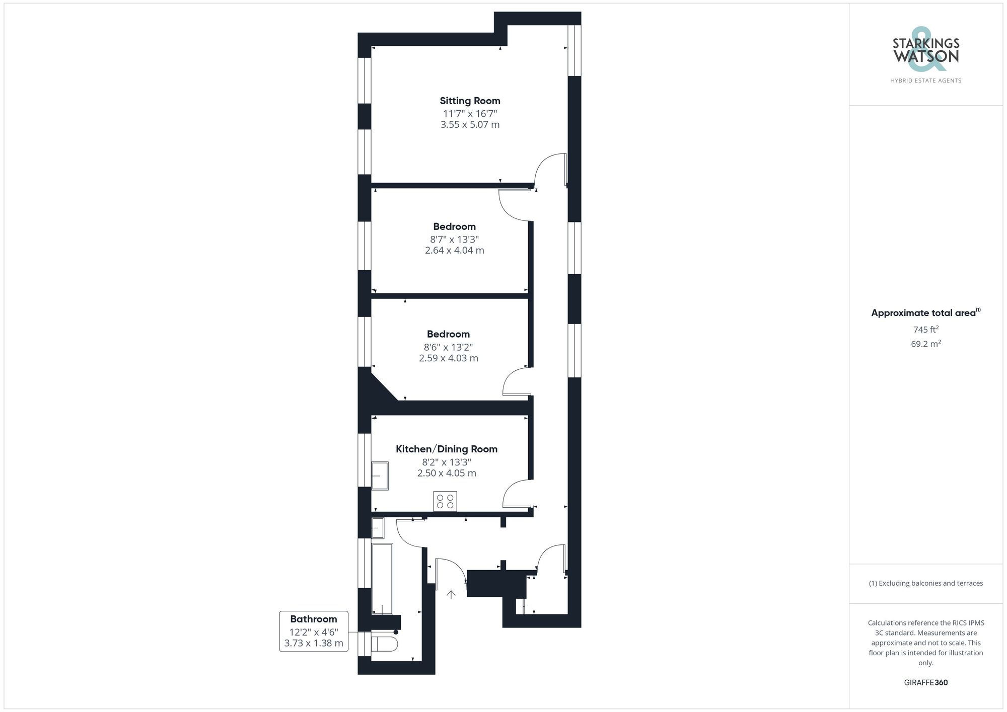 33 Hillcrest Court Ipswich Road, Diss floorplan