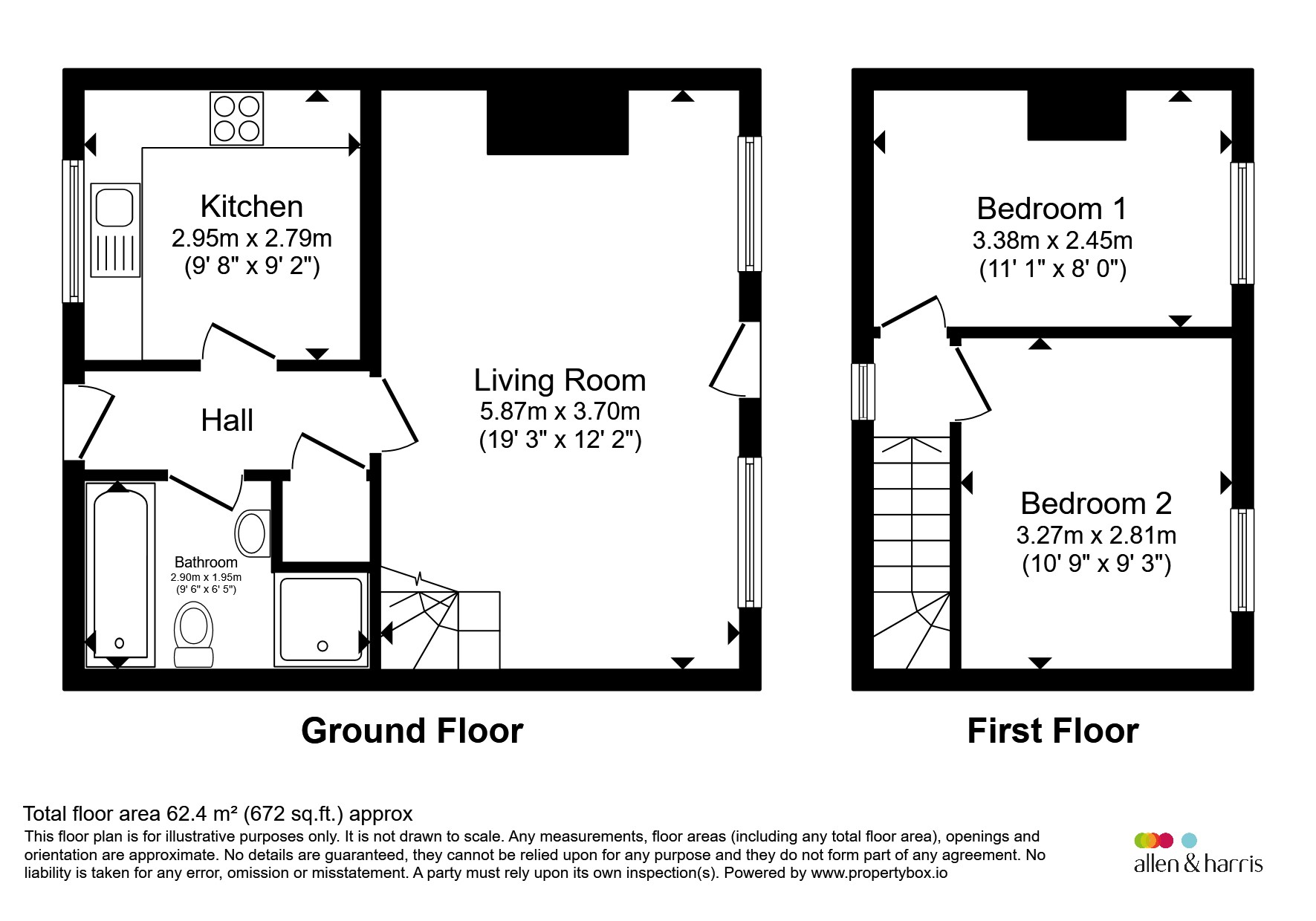 3, Weston Street, Barry floorplan