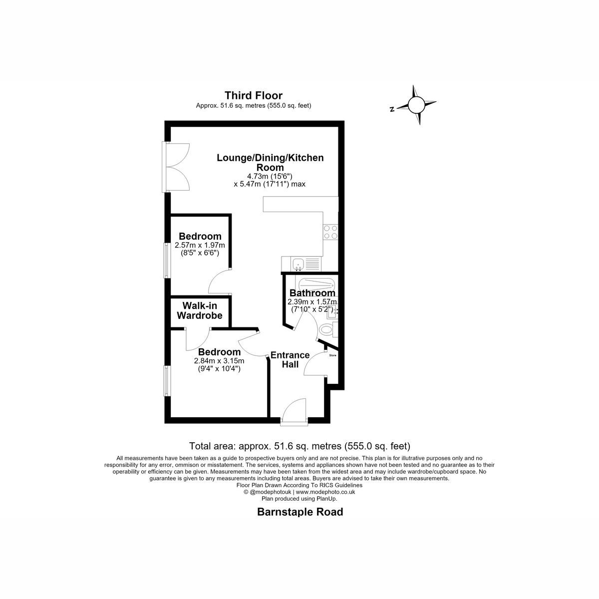 Flat Flat 17, 50, Barnstaple Road, Southend-on-sea floorplan