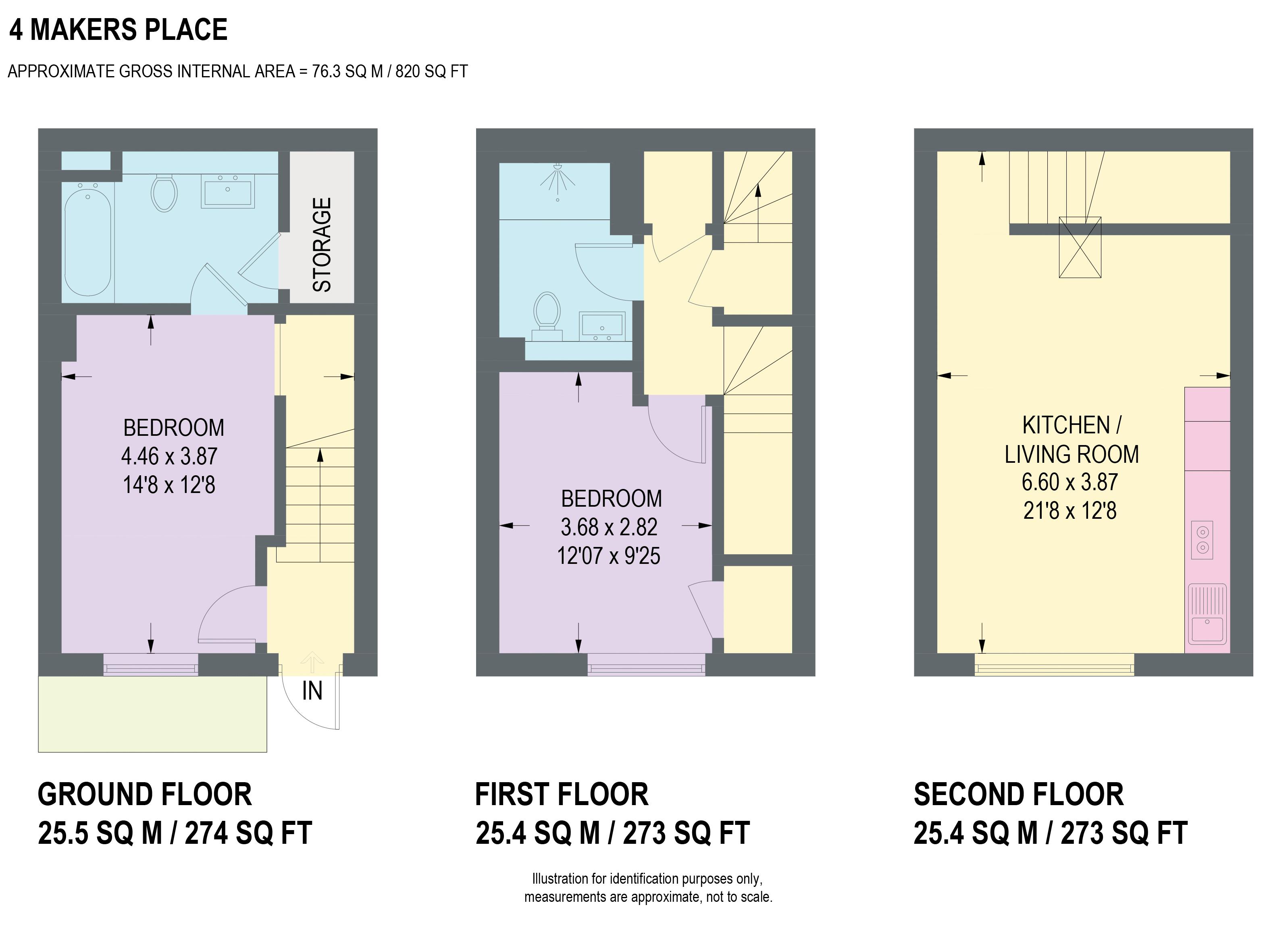 4, Makers Place, Sheffield floorplan