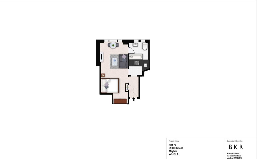 78, 39, Hill Street, Mayfair floorplan
