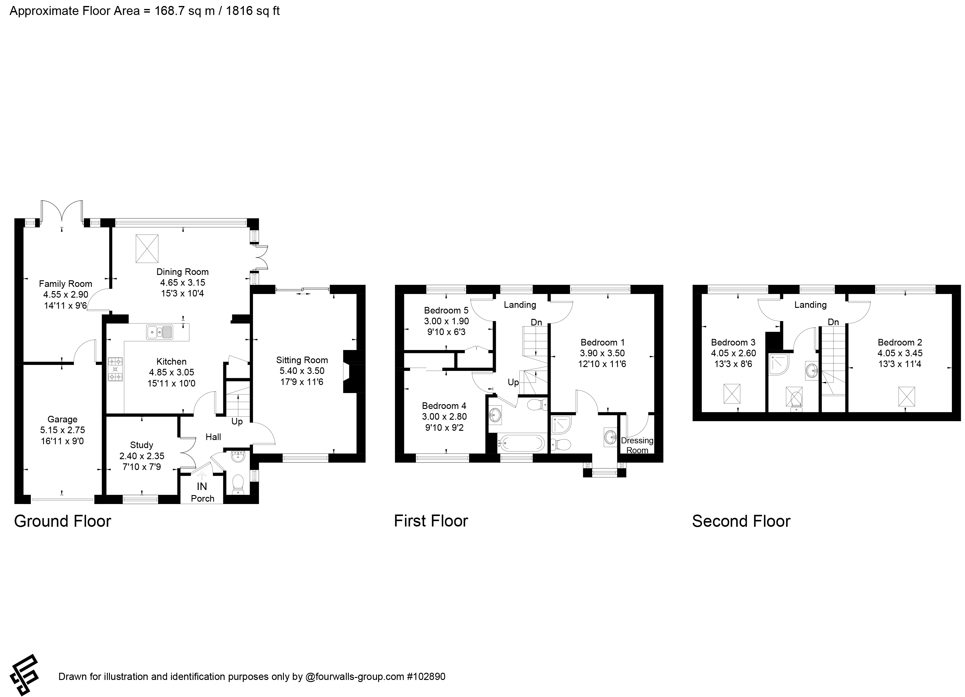 2, Herridge Close, Bramley floorplan