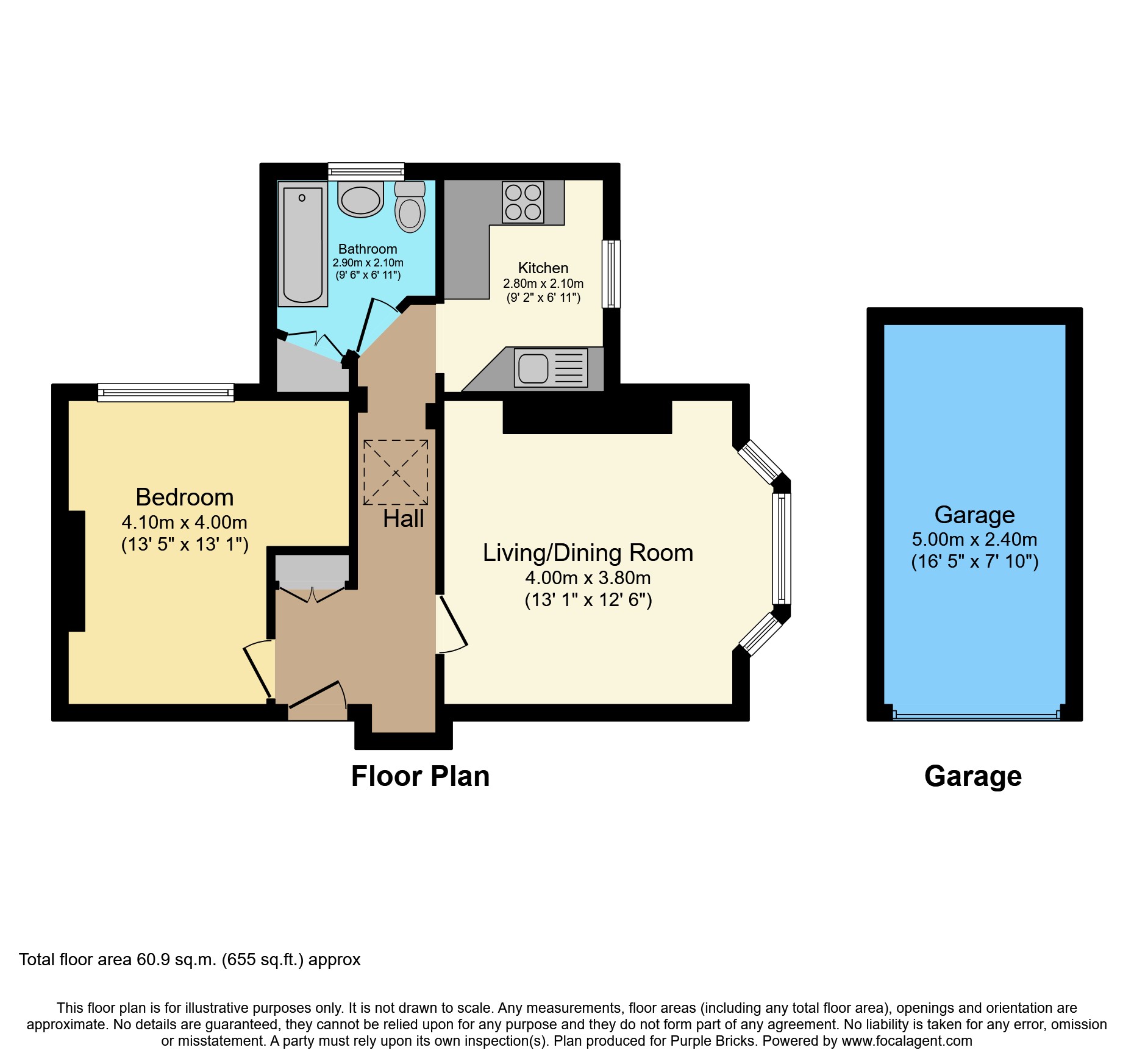 4 Lansdowne Road, Tunbridge Wells TN1, 1 bedroom flat for sale