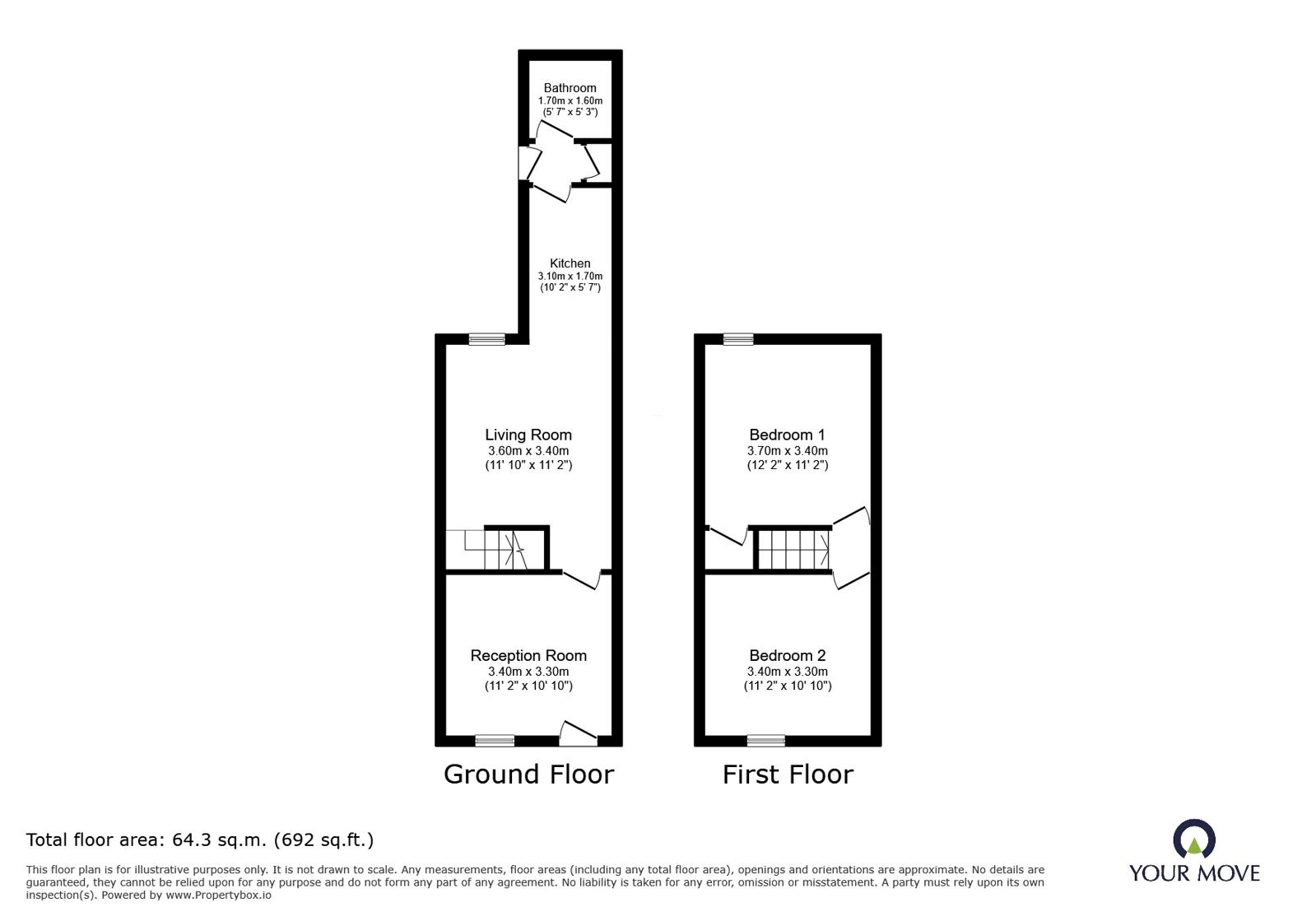 33, Furlong Road, Staffordshire floorplan