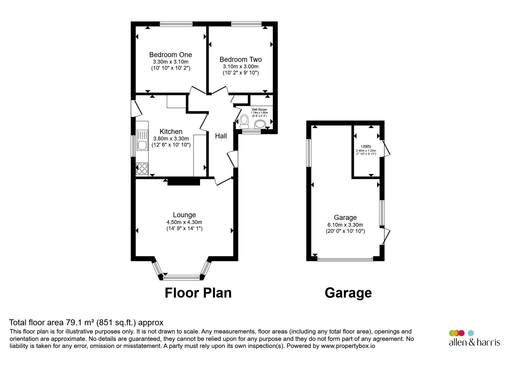 1, Beechwood Close, Frome floorplan