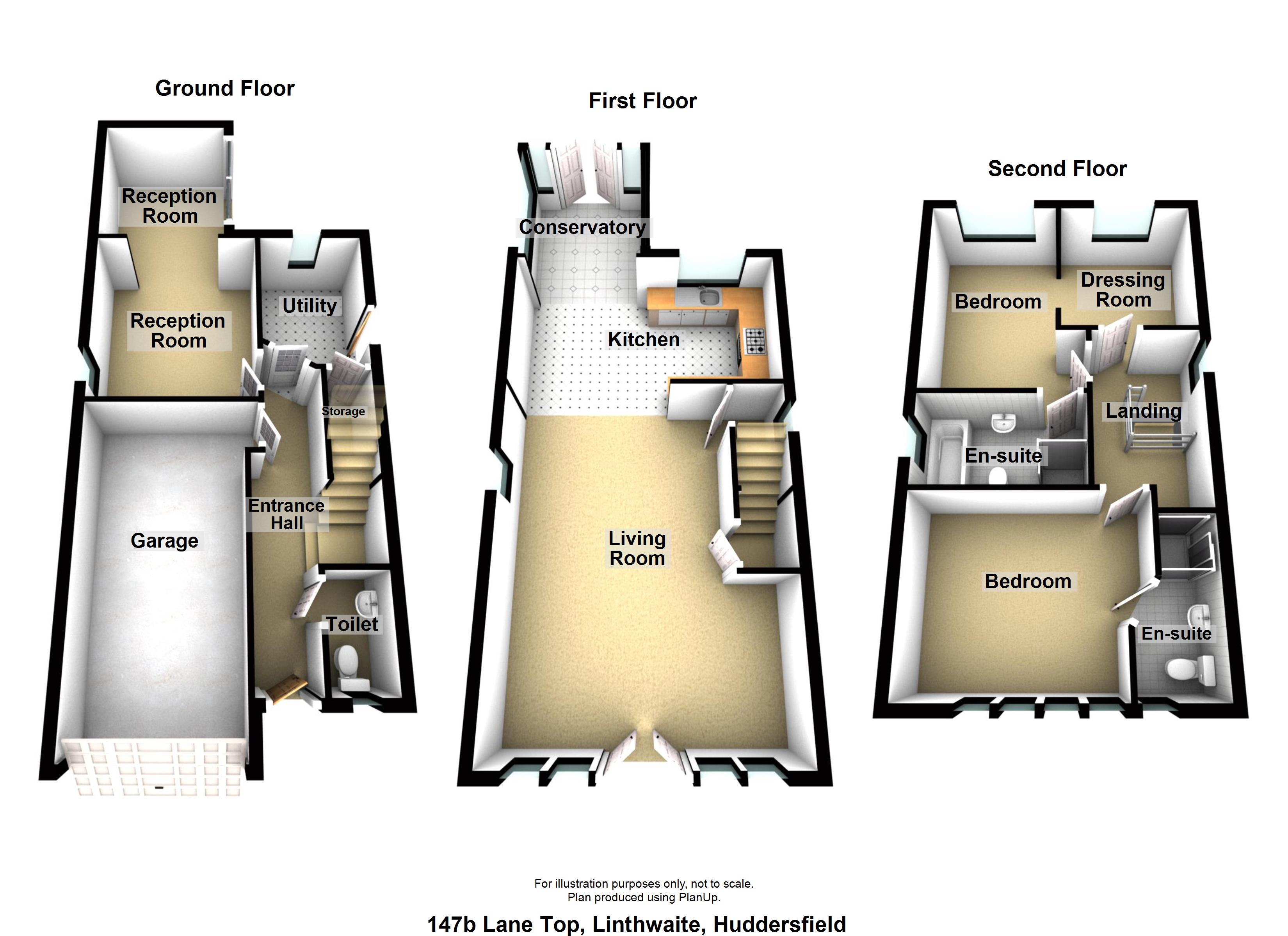 147b, Lane Top, Huddersfield floorplan