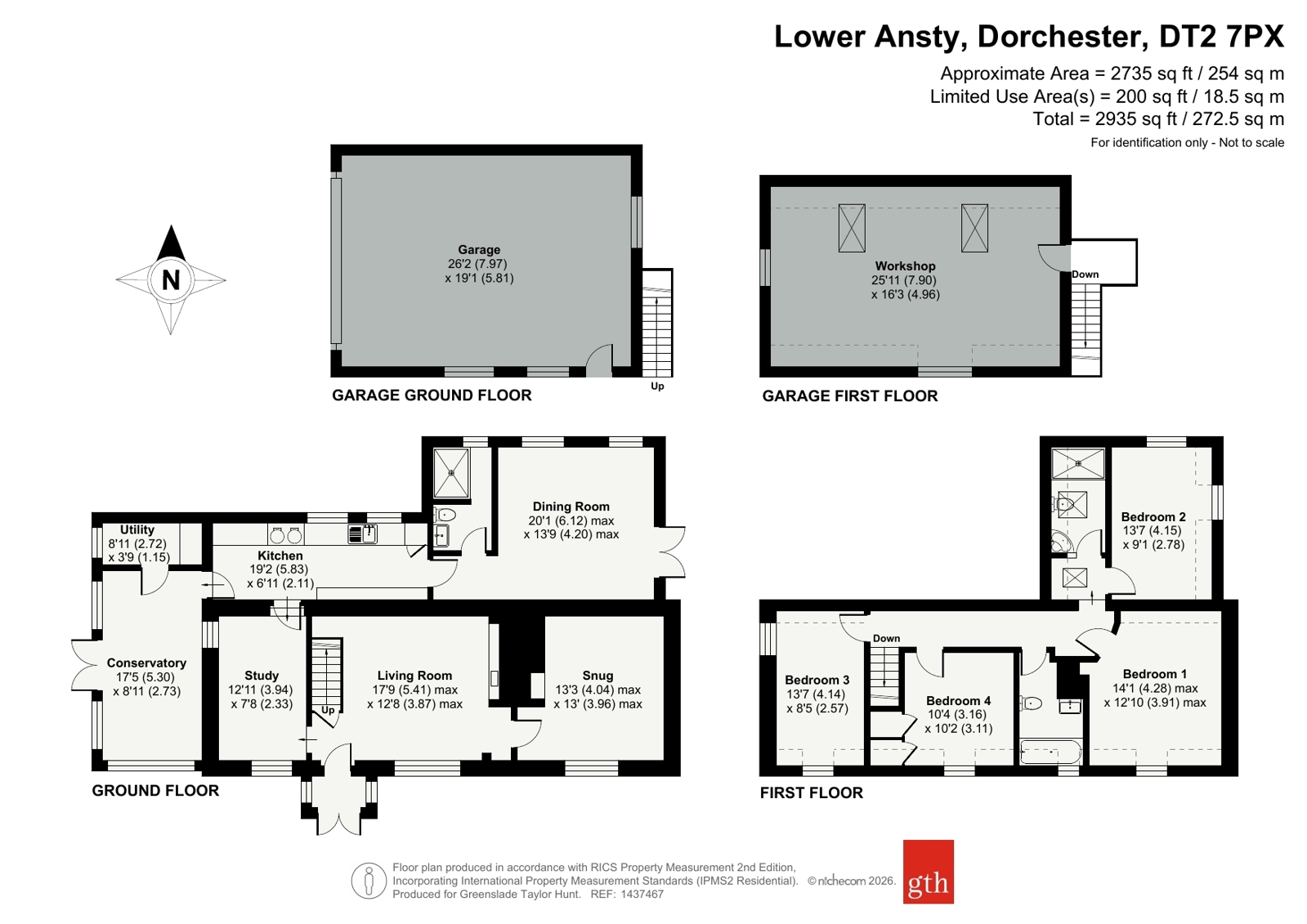 The Cottage,, Aller Lane, Dorchester floorplan