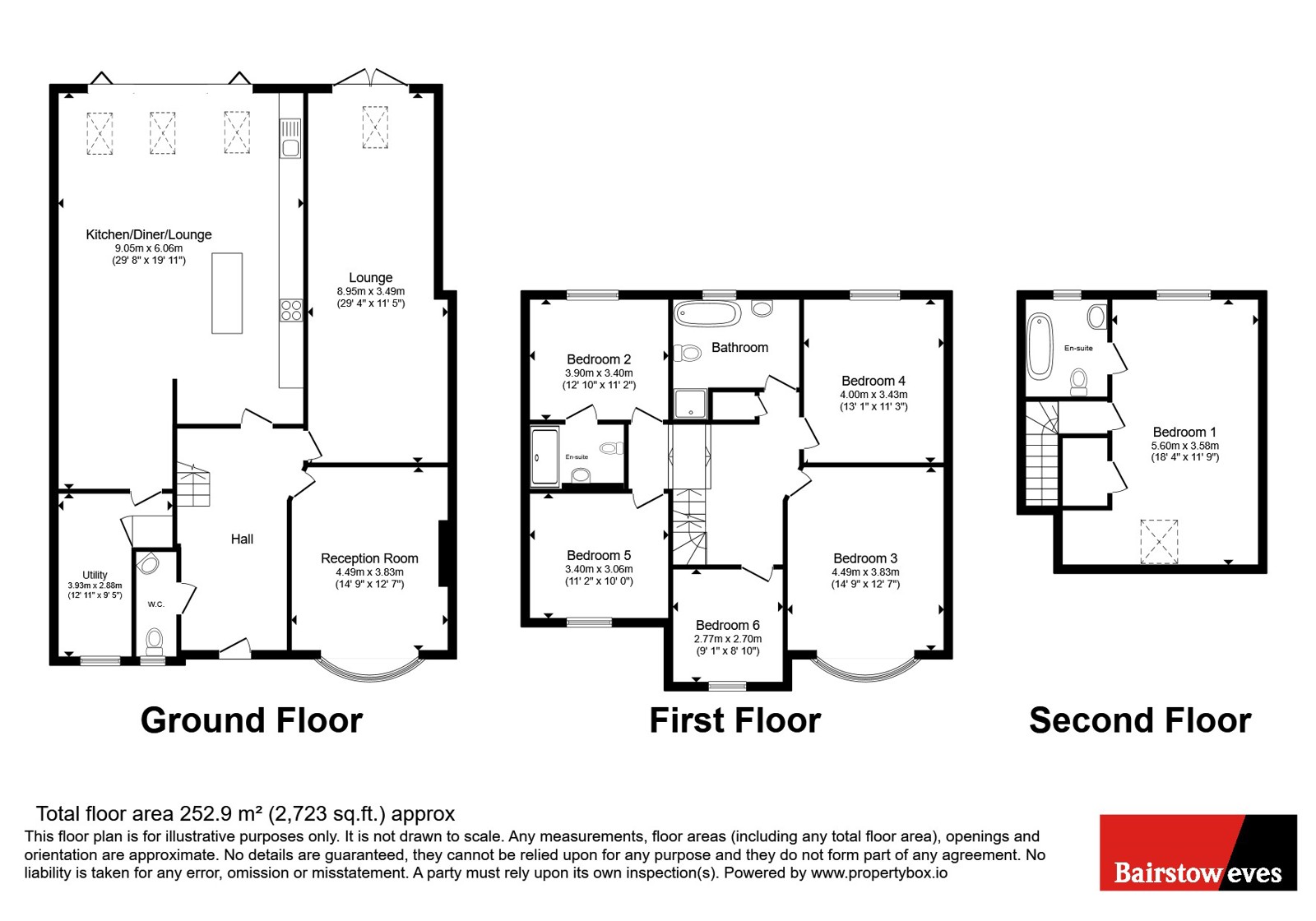 18, Court Hill, South Croydon floorplan