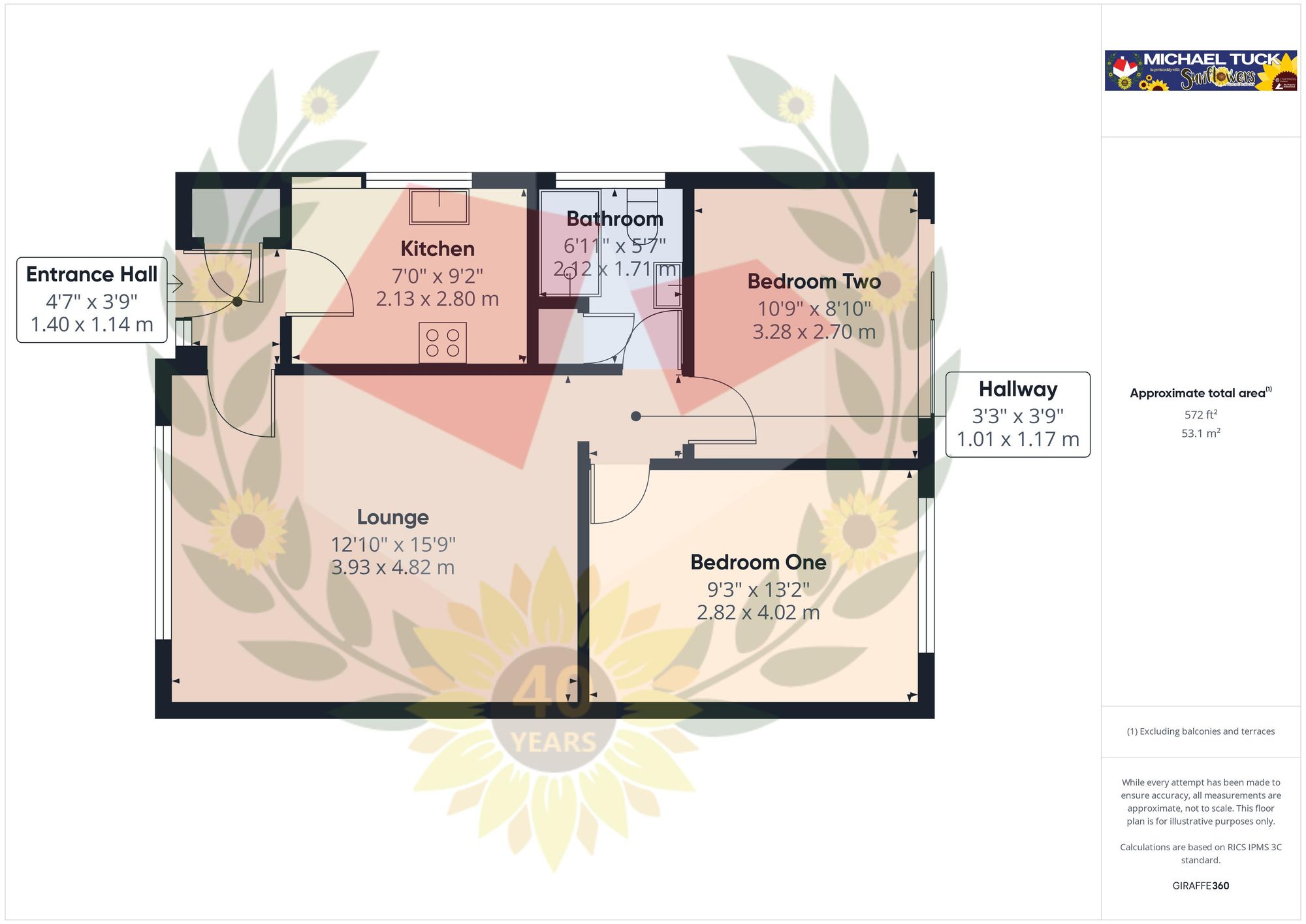 9 Walnut Close, Gloucester floorplan