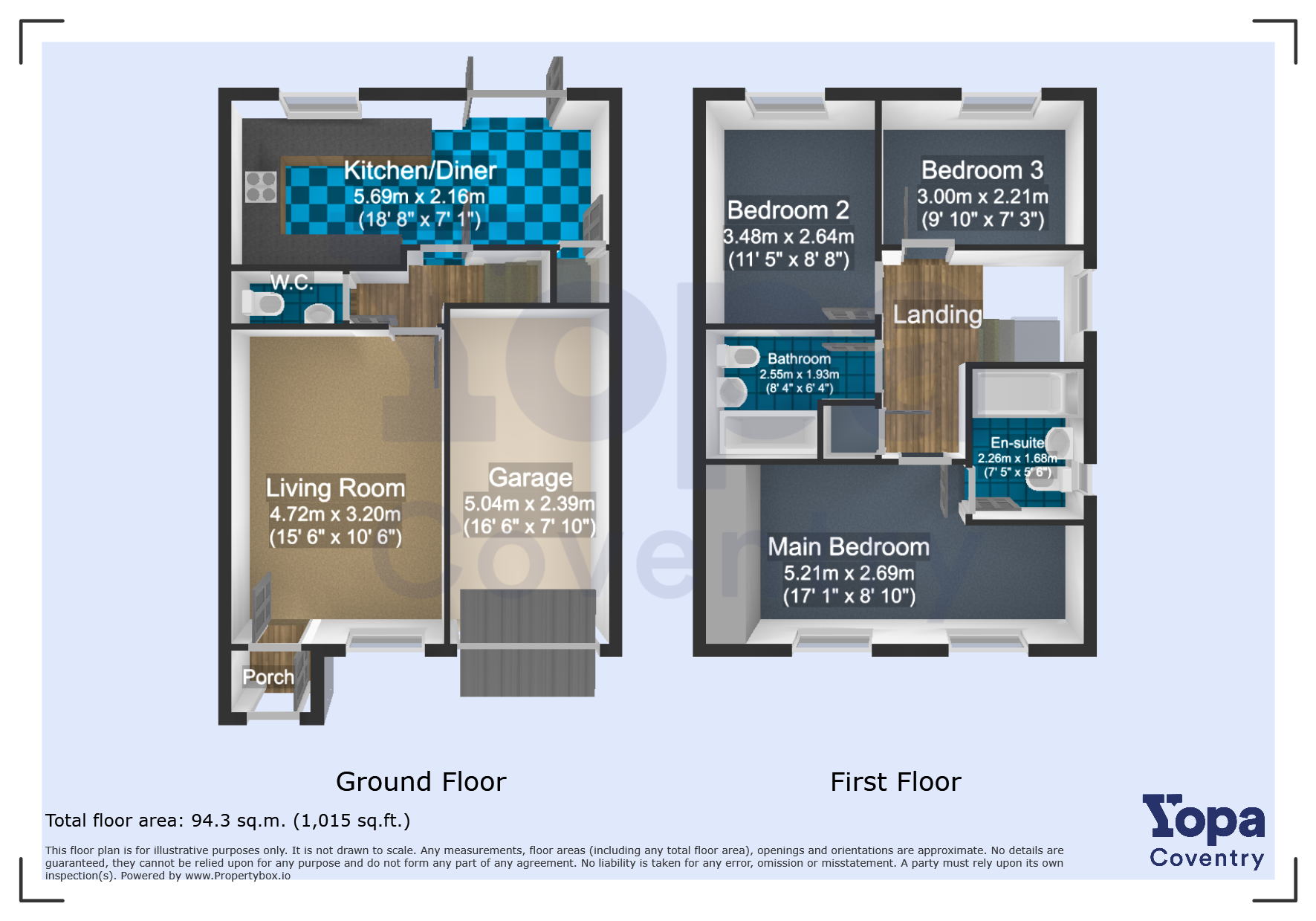 5, Warrington Lane, Coventry floorplan