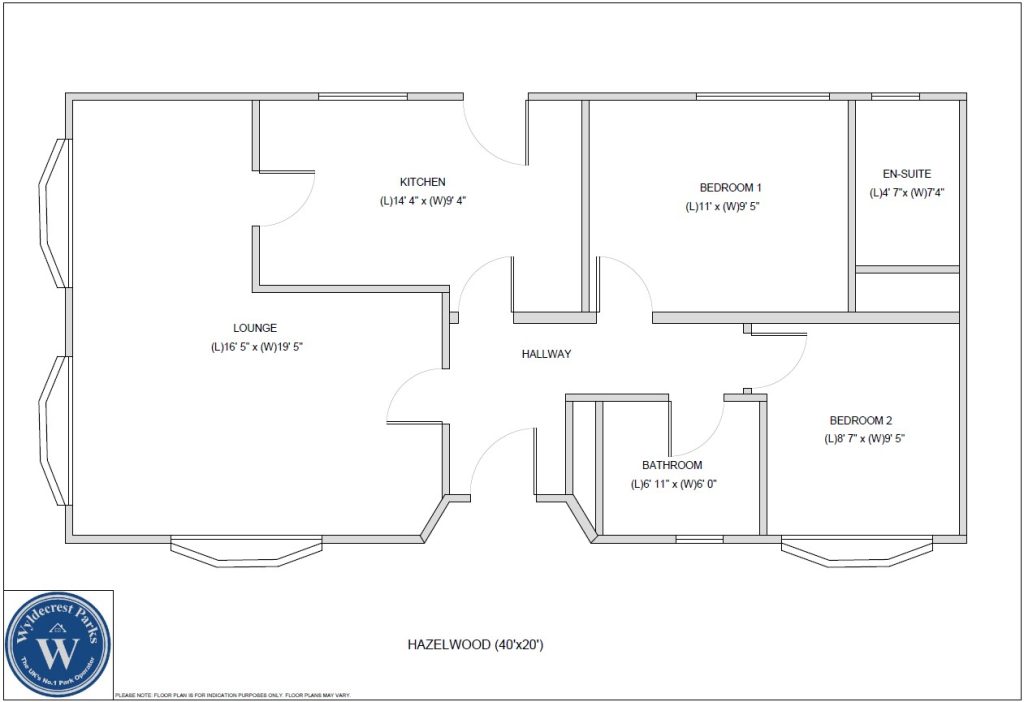 Tranquility Residential Park, Station Road, Woolacombe floorplan