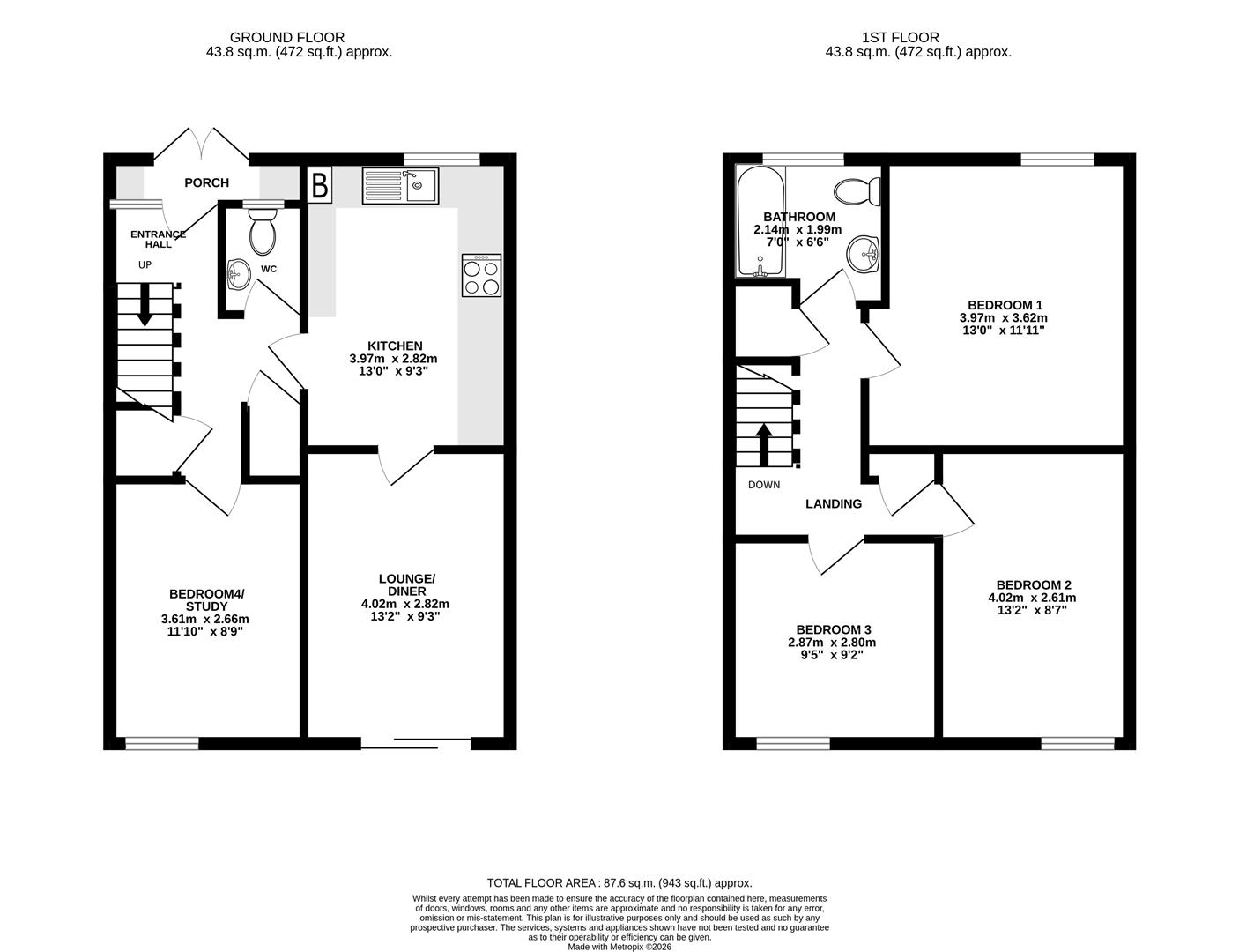 12, Otham Close, Canterbury floorplan